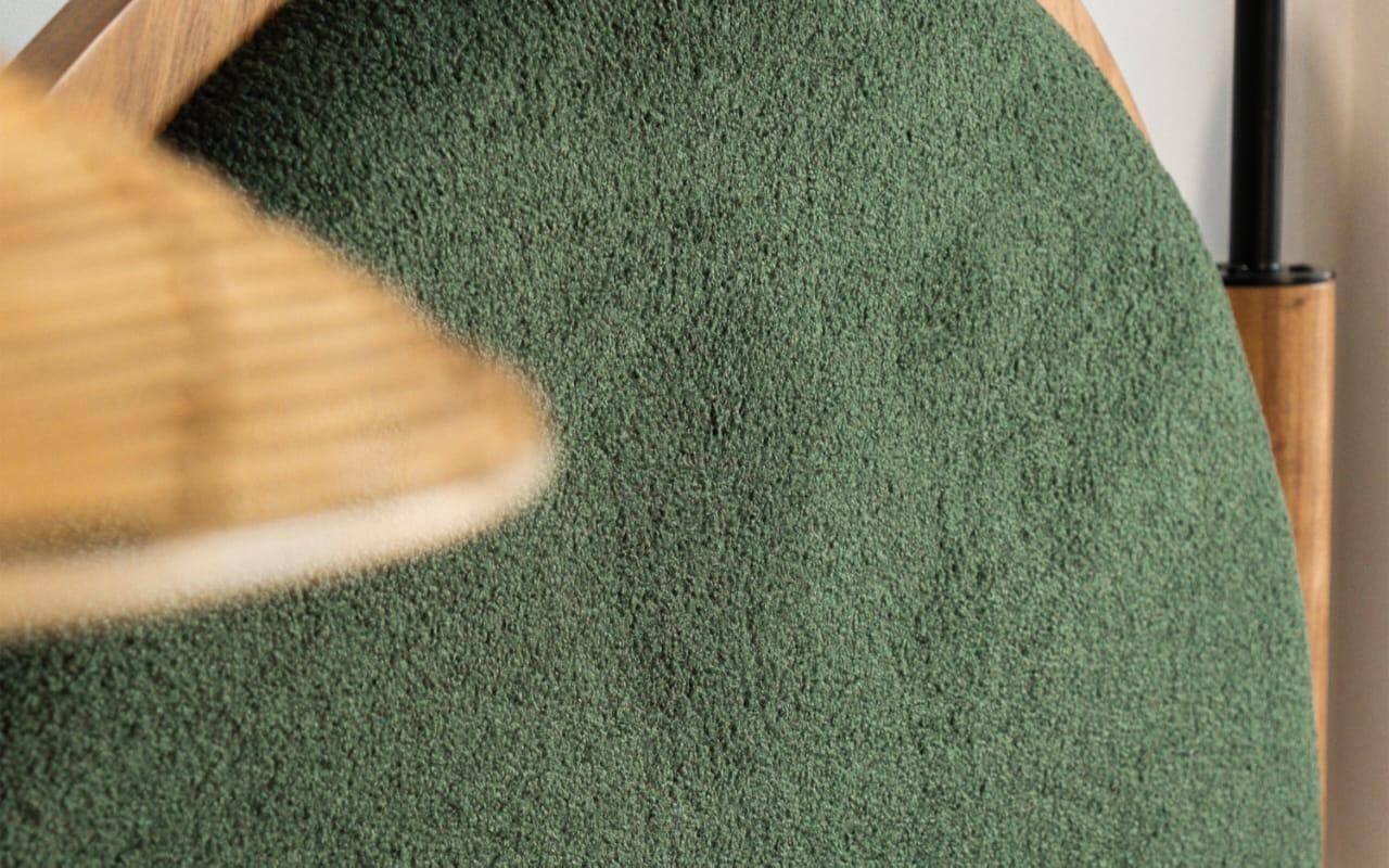 Canopy Bed Frame in Natural Brown Teak Wood with Four Poster Design