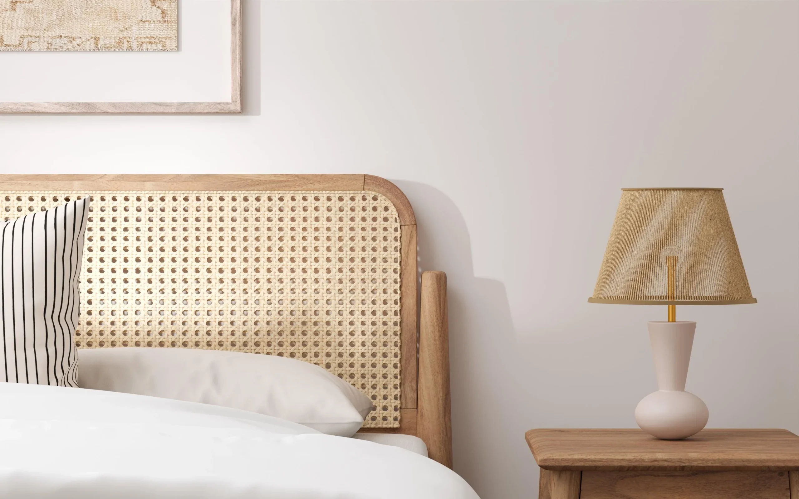 Buy Rattan Cane Bed made from teak wood & cane. Elegant brown finish, available in king & queen sizes. Perfect blend of style & comfort. Buy Rattan Cane Bed made from teak wood & cane. Elegant brown finish, available in king & queen sizes. Perfect blend of style & comfort.