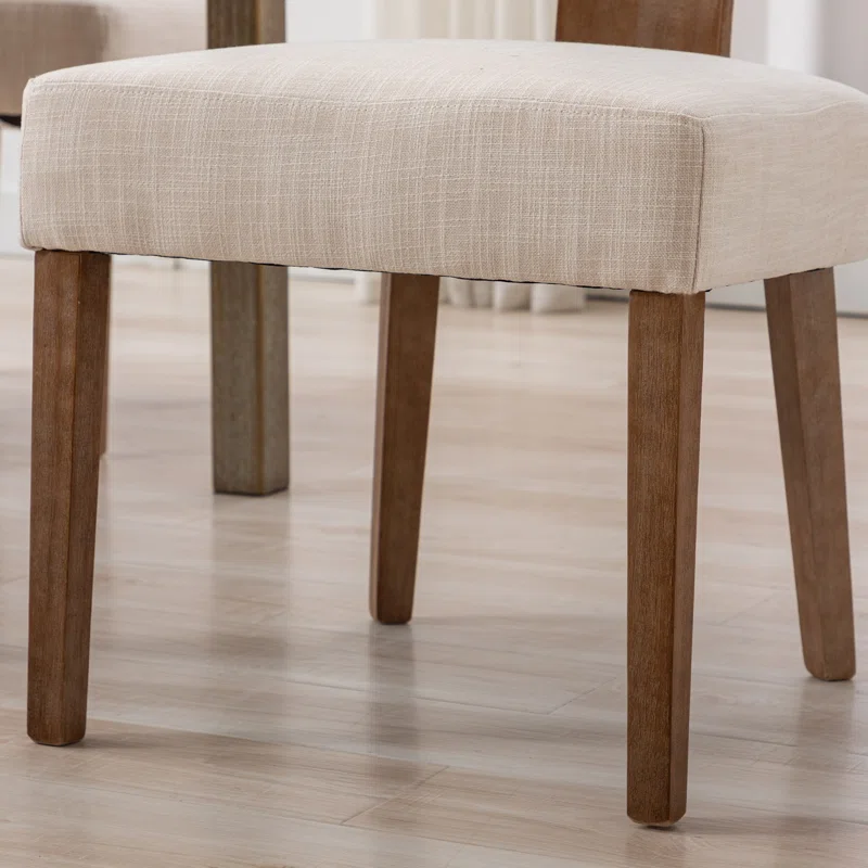 Rattan dining chair set of two with woven back and teak wood frame Rattan dining chair set of two with woven back and teak wood frame