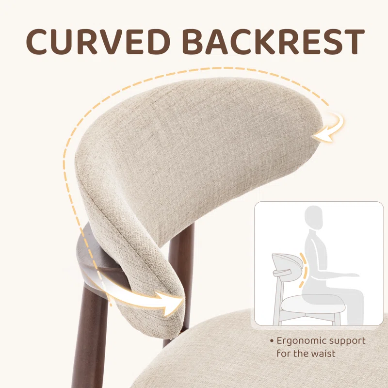 Dining room chairs teak wood side chair set of two with curved back Dining room chairs teak wood side chair set of two with curved back