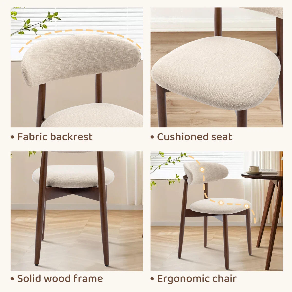 Dining room chairs teak wood side chair set of two with curved back Dining room chairs teak wood side chair set of two with curved back