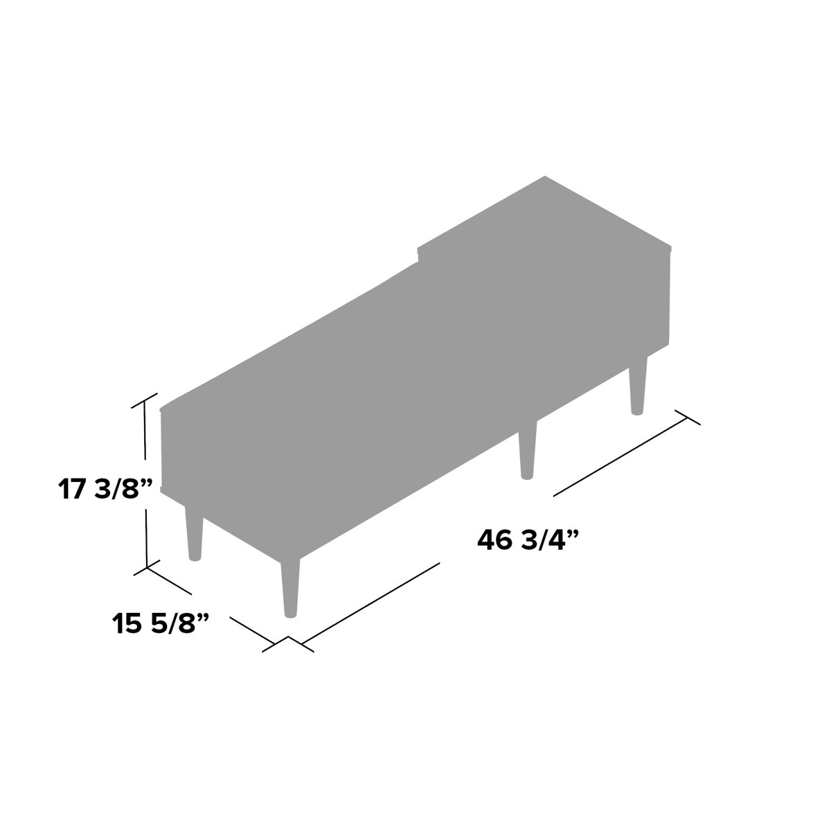 Teak wood lift‑seat bench with cushioned cotton canvas seat and hidden shoe storage, dimensions 17.36" H x 46.8" W x 15.6" D Teak wood lift‑seat bench with cushioned cotton canvas seat and hidden shoe storage, dimensions 17.36" H x 46.8" W x 15.6" D