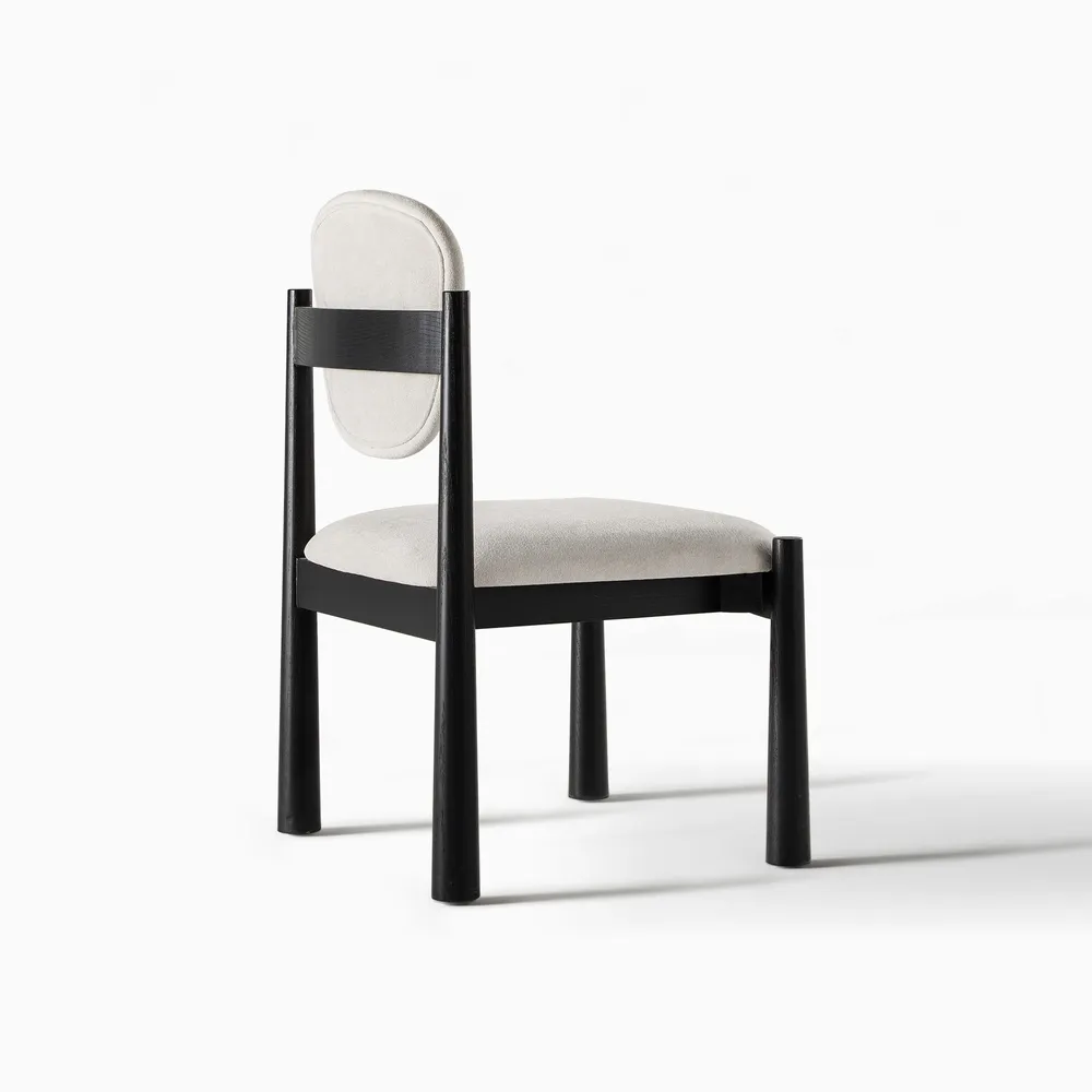 Rhea dining chair in teak wood with natural finish