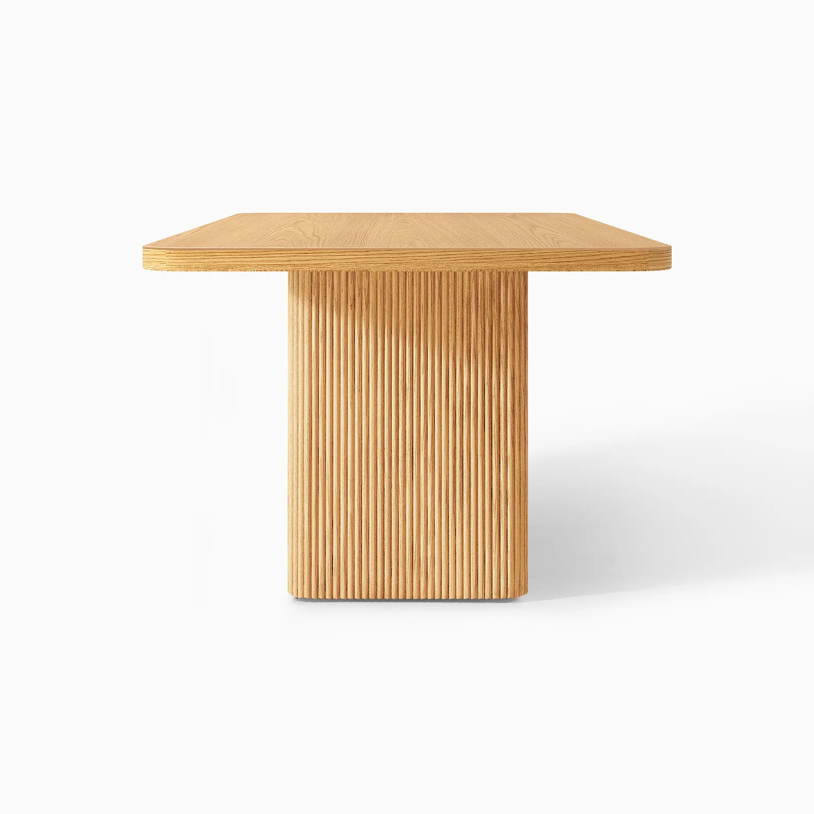 Premium dining table in teak wood with natural finish Premium dining table in teak wood with natural finish