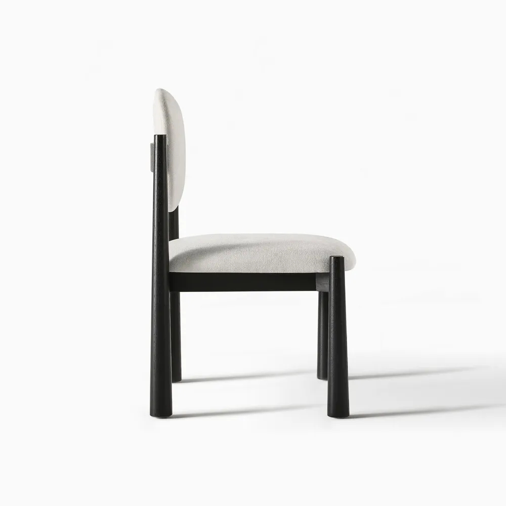 Rhea dining chair in teak wood with natural finish