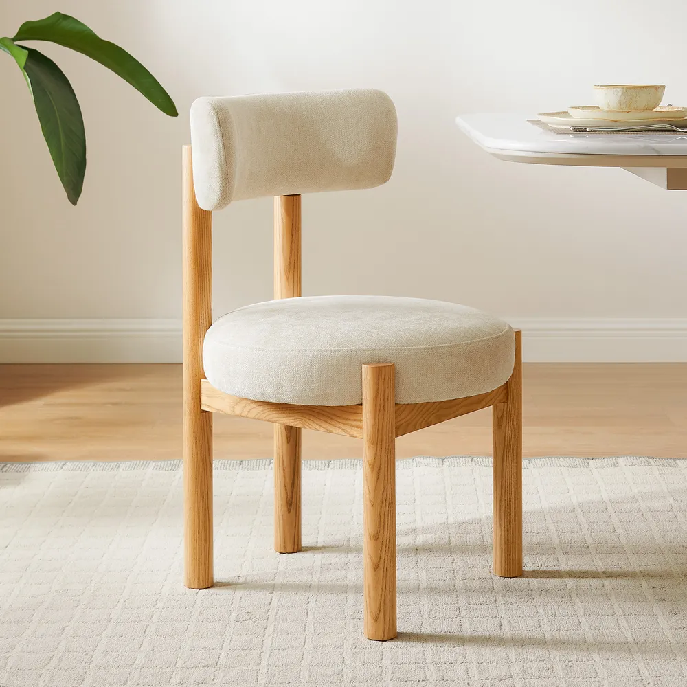Oatley dining chair in teak wood with natural finish Oatley dining chair in teak wood with natural finish