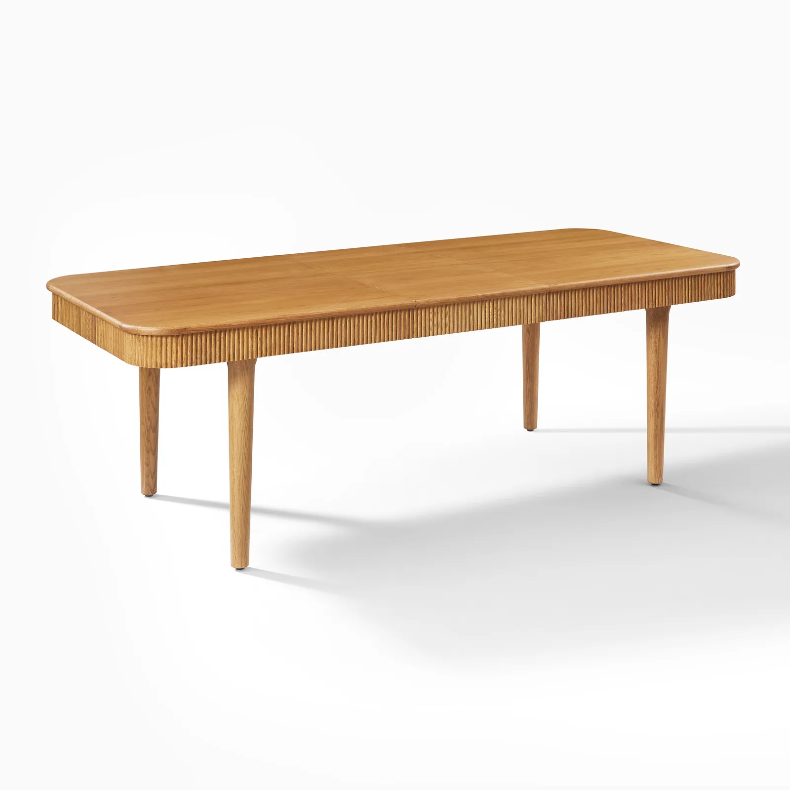 Classic dining table in teak wood with natural finish
