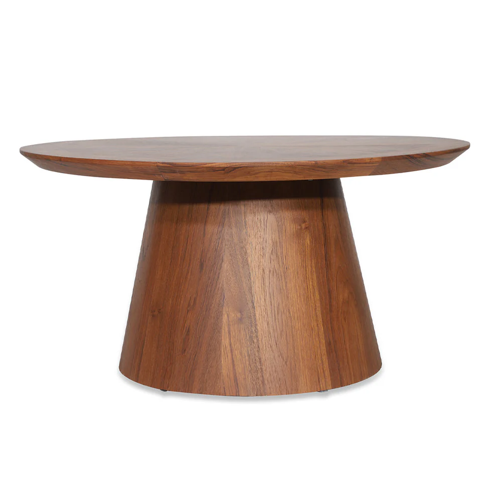 Teakwood dining table in natural finish