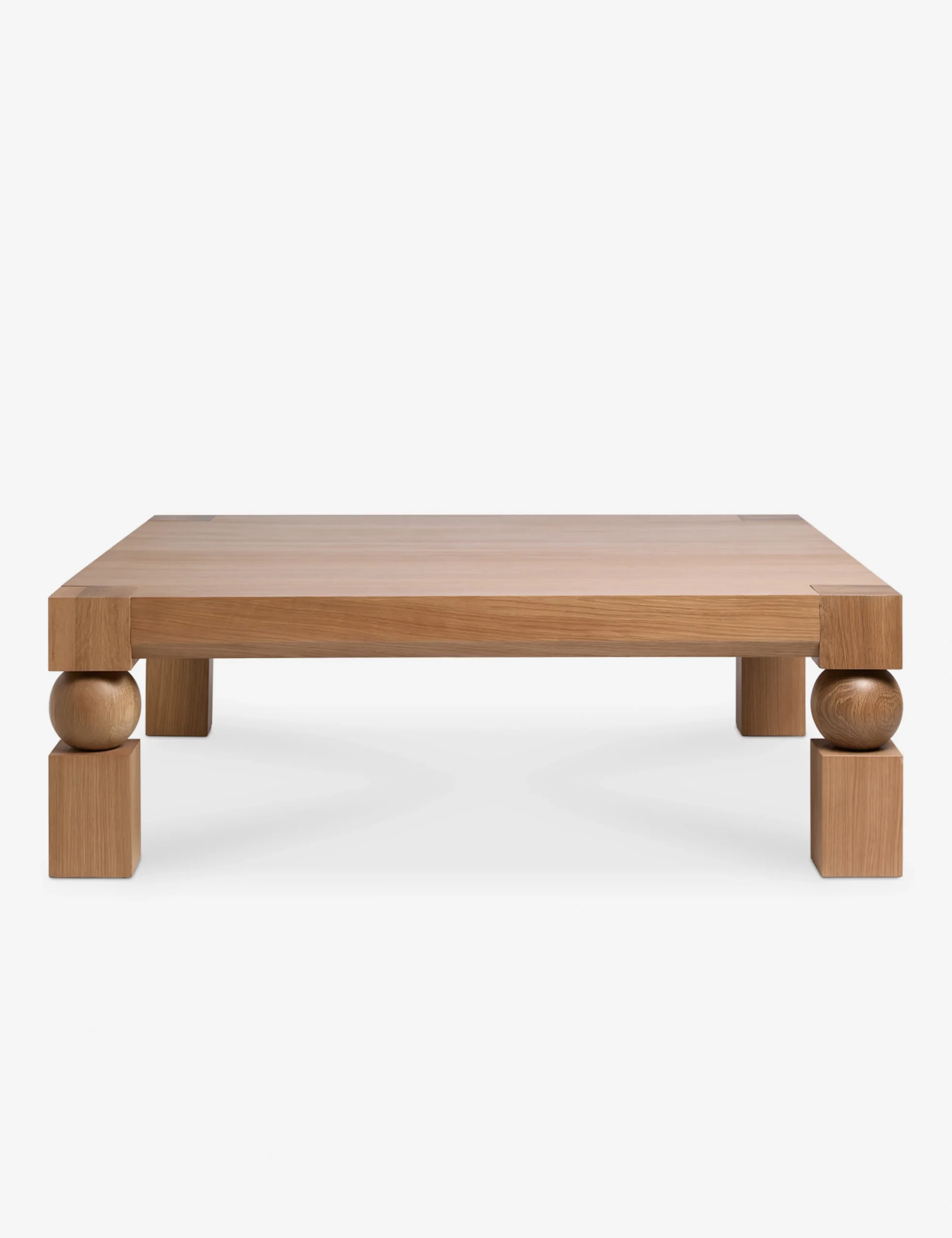 Terra coffee table in teak wood with natural finish Terra coffee table in teak wood with natural finish