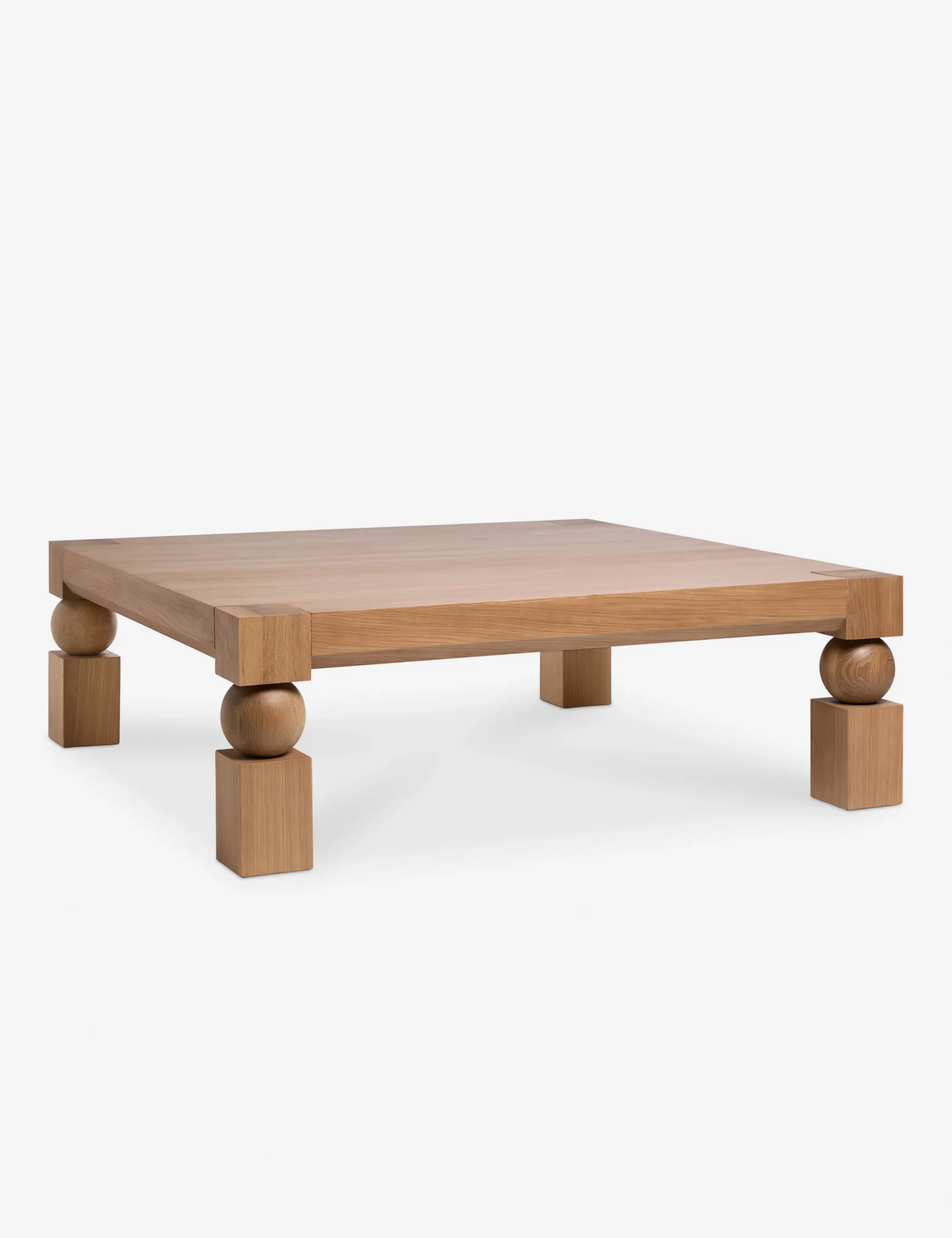 Terra coffee table in teak wood with natural finish Terra coffee table in teak wood with natural finish