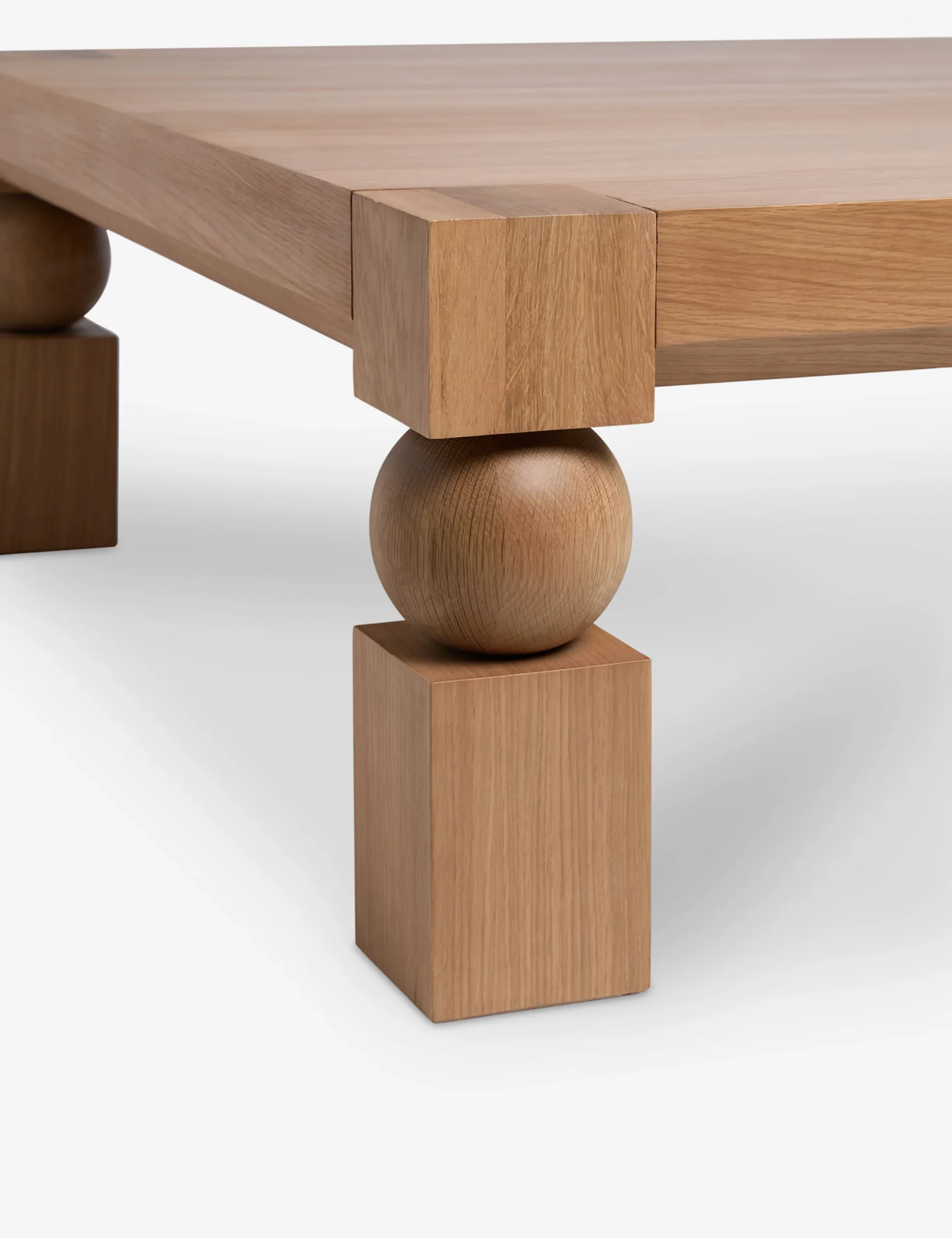 Terra coffee table in teak wood with natural finish Terra coffee table in teak wood with natural finish