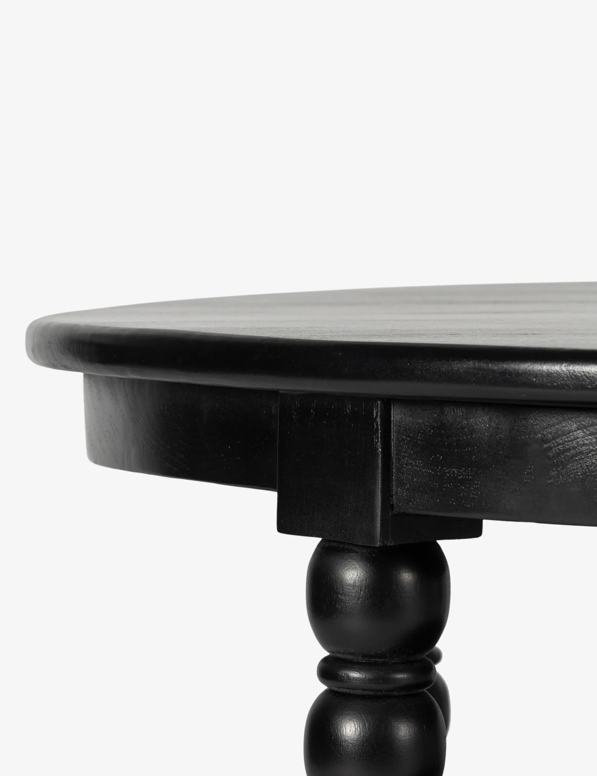 Alder coffee table in teak wood with natural brown finish