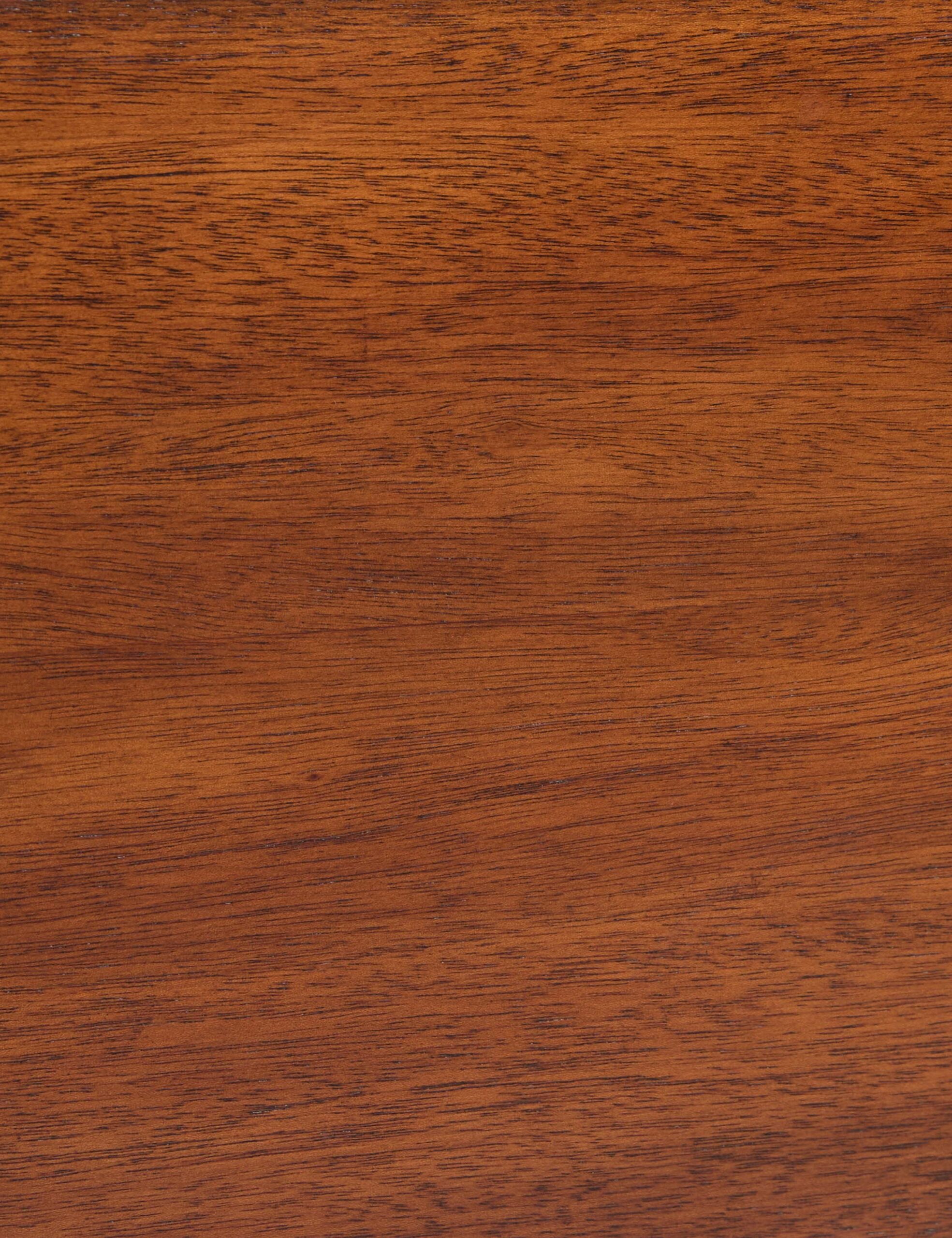 Ridge bed in teak wood with upholstered headboard