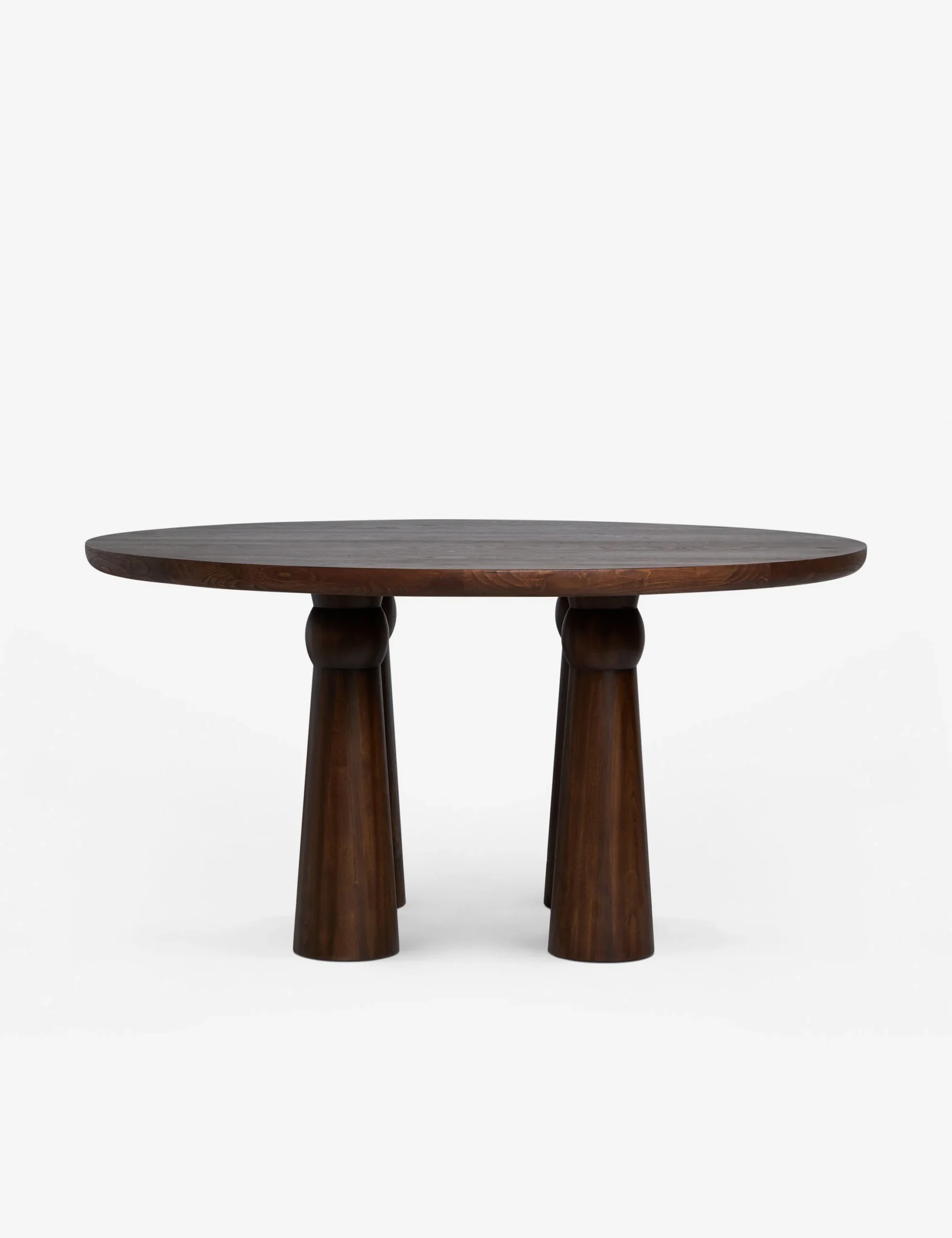 Oren dining set in teak wood with natural brown finish