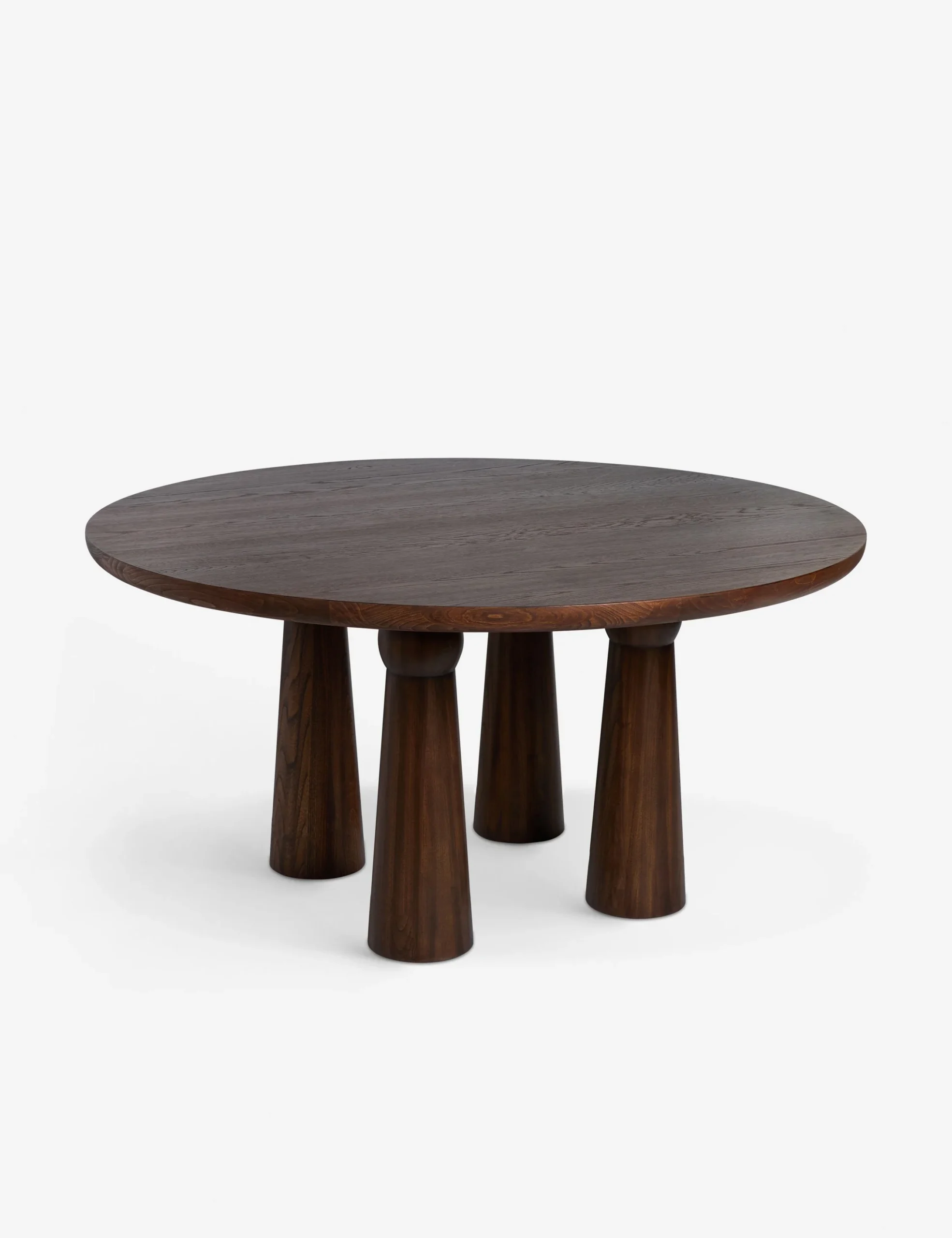 Oren dining set in teak wood with natural brown finish