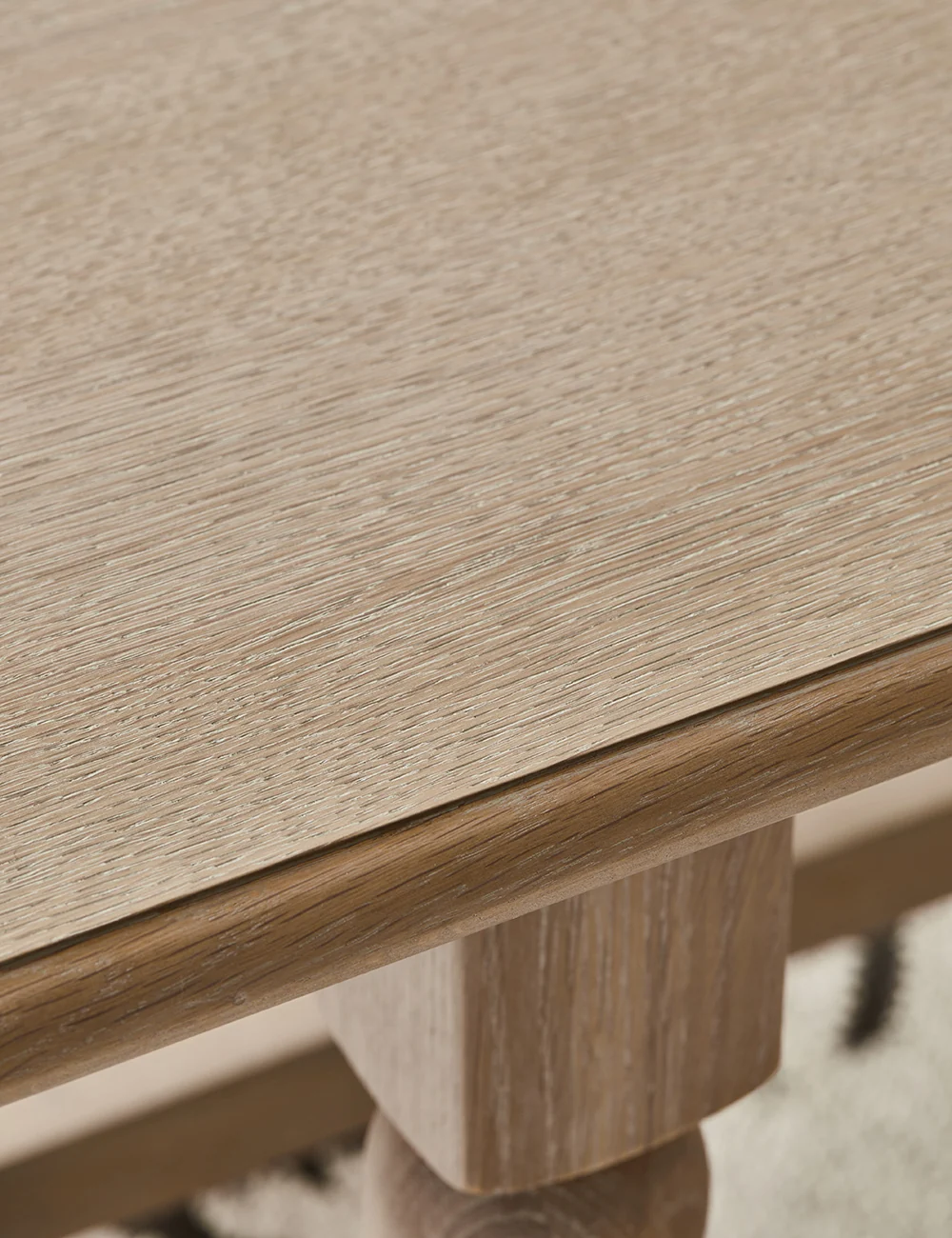 Heritage Grain dining set in solid teak wood with upholstered chairs