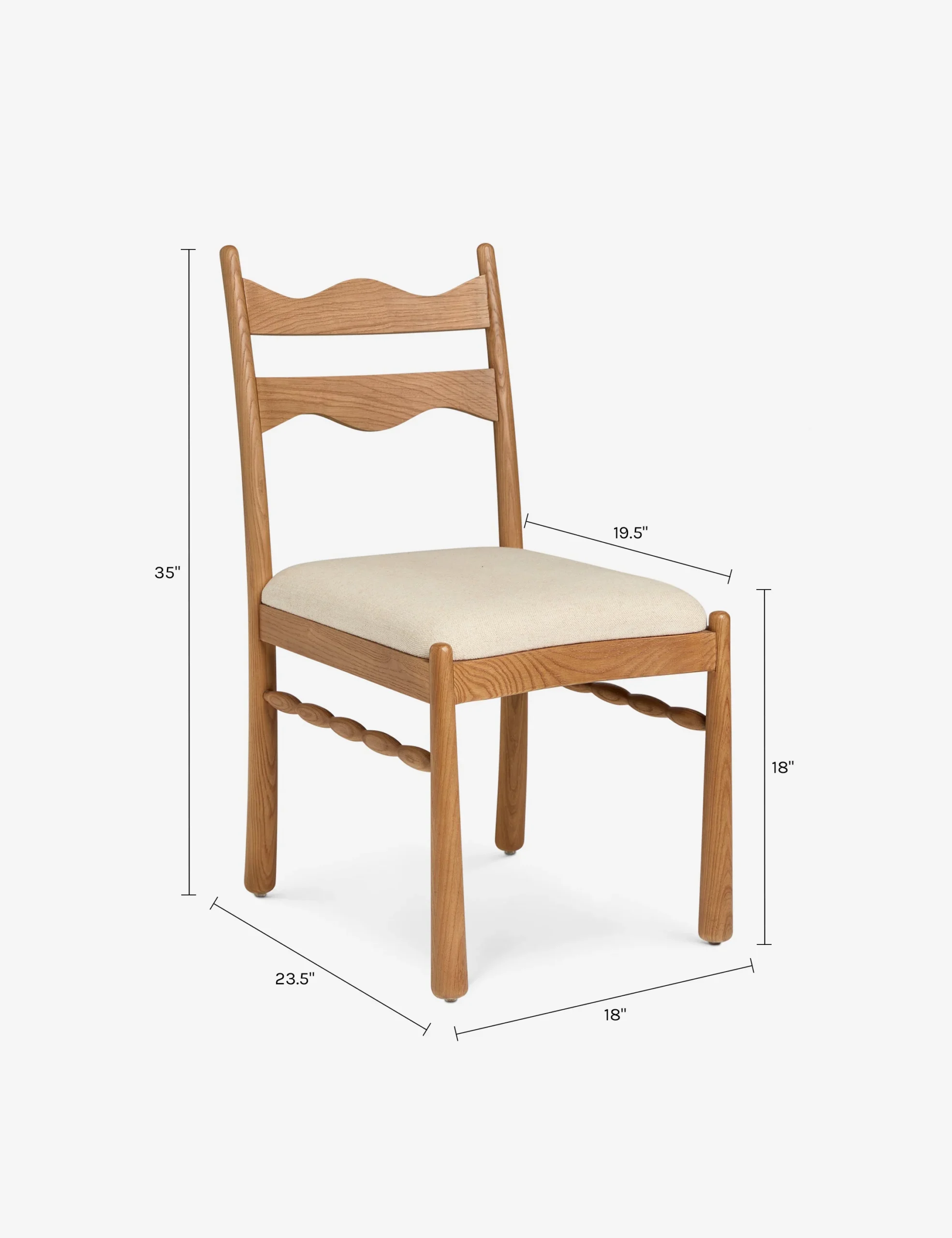 Rova dining set in teak wood with black finish