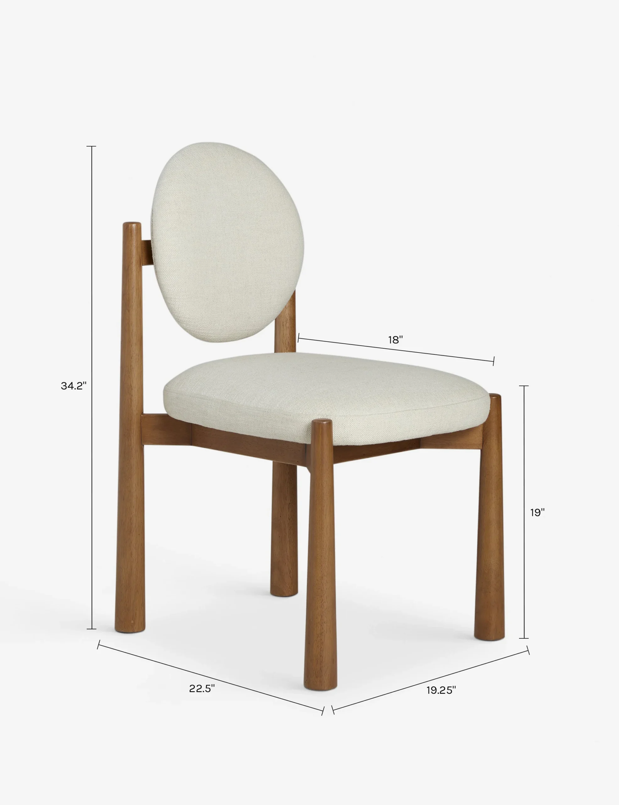 Vano dining set in teak wood with natural finish