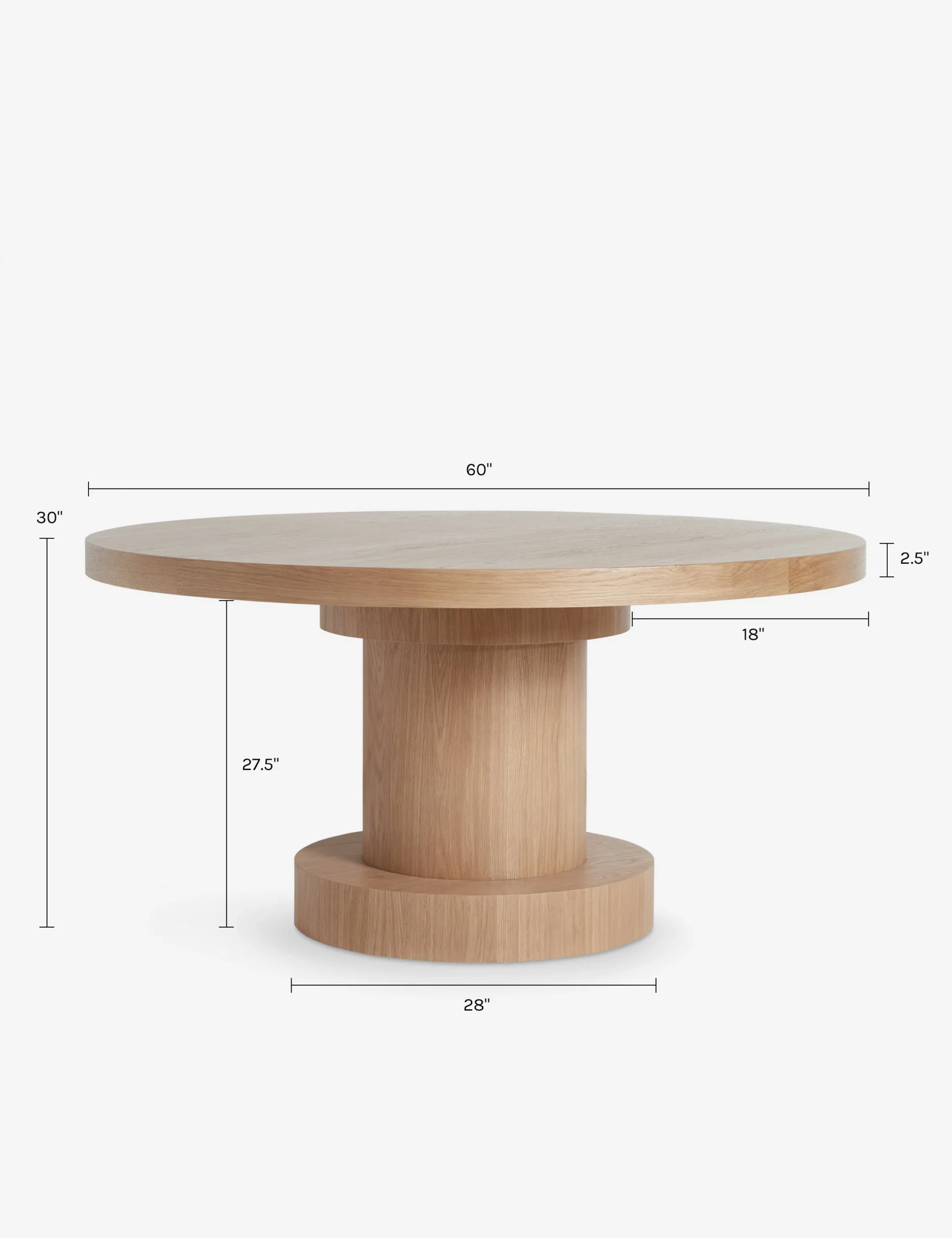 Elara dining set in solid teak wood with natural finish