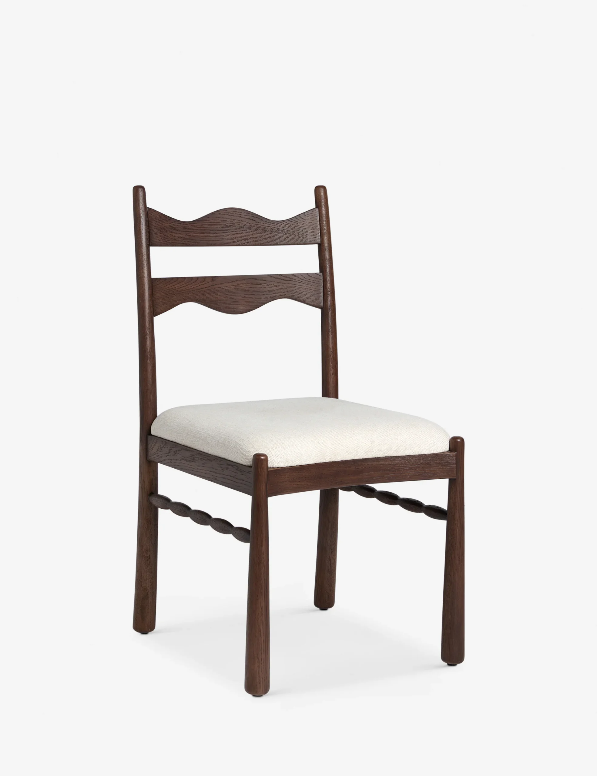 Rova dining set in teak wood with black finish