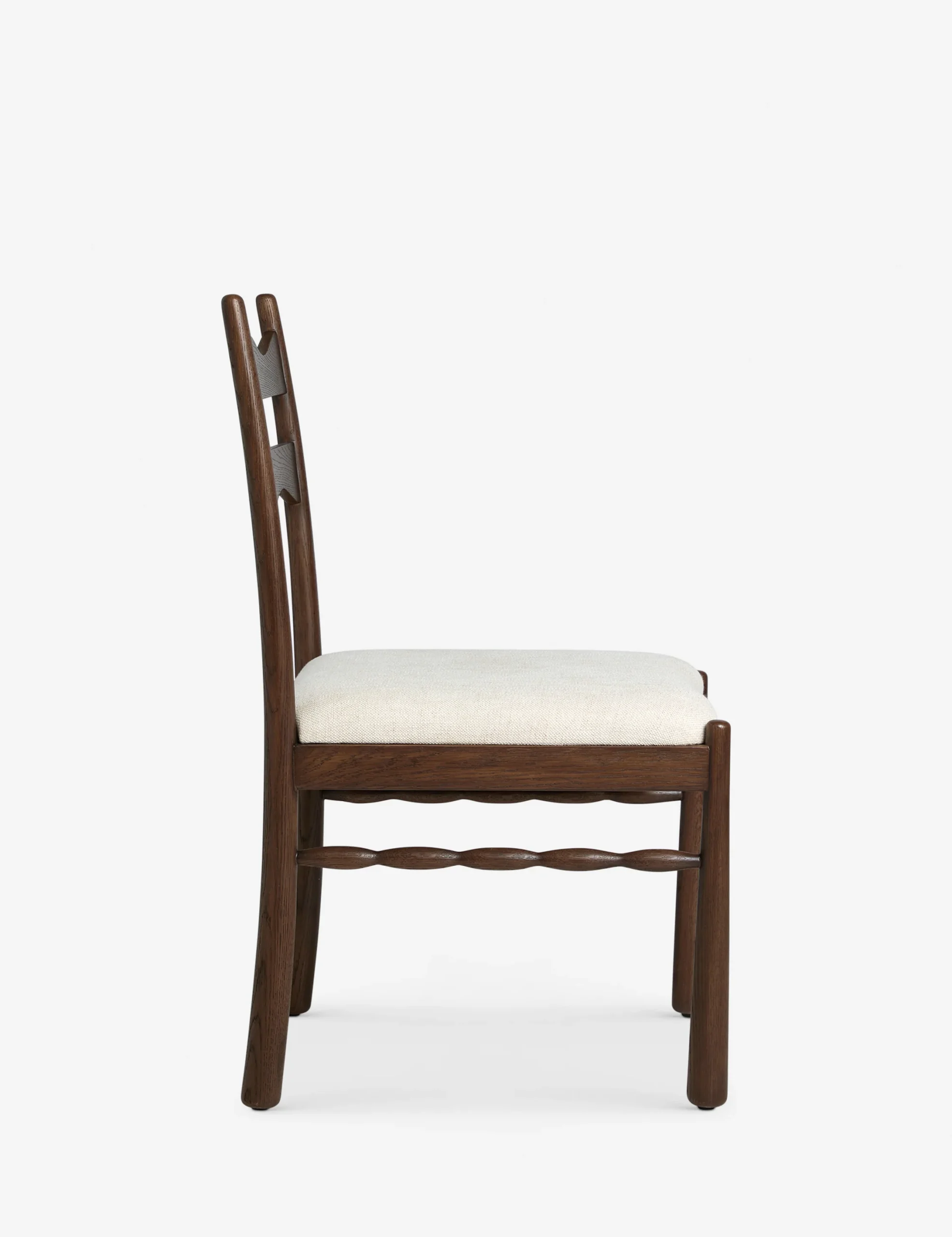 Rova dining set in teak wood with black finish