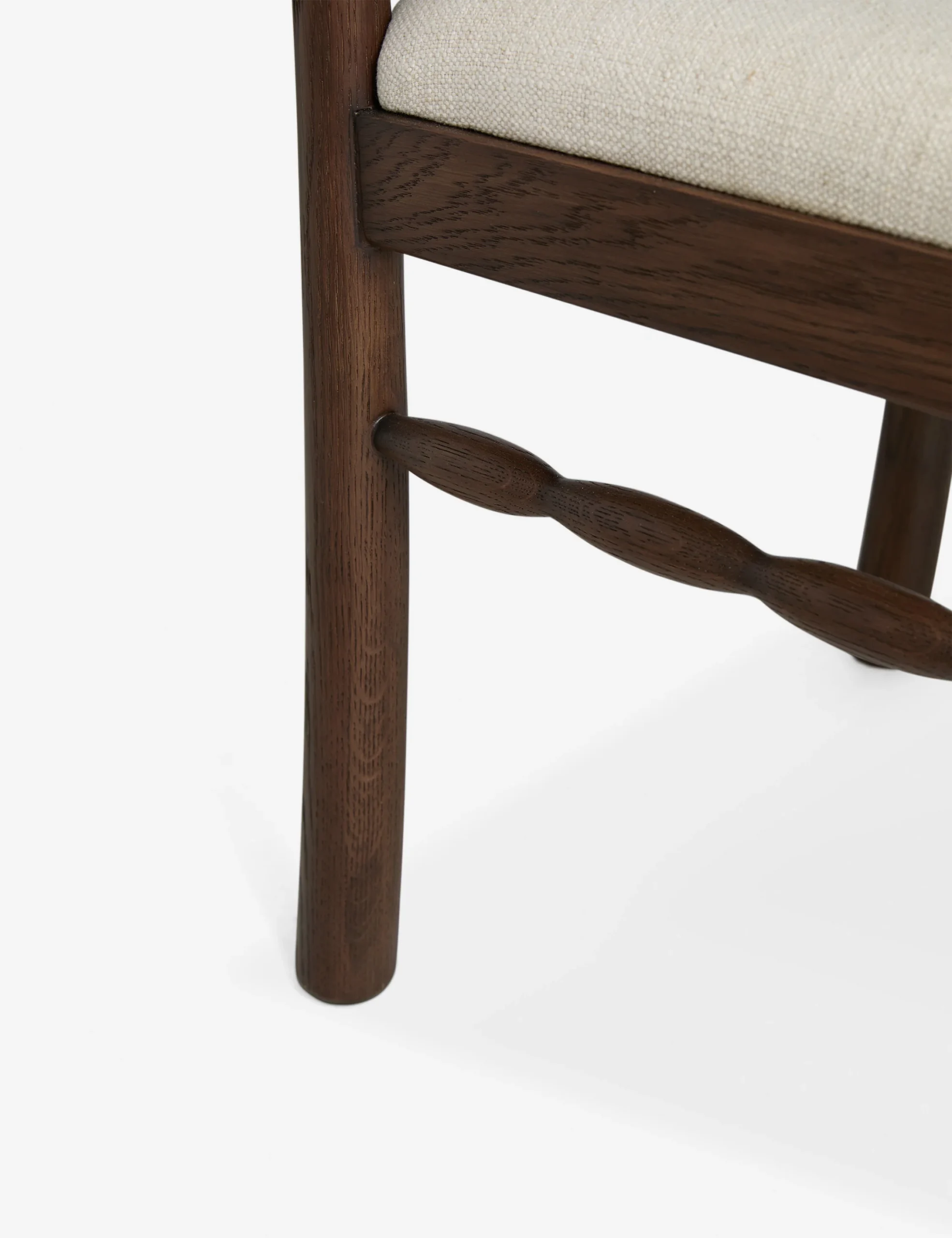 Rova dining set in teak wood with black finish
