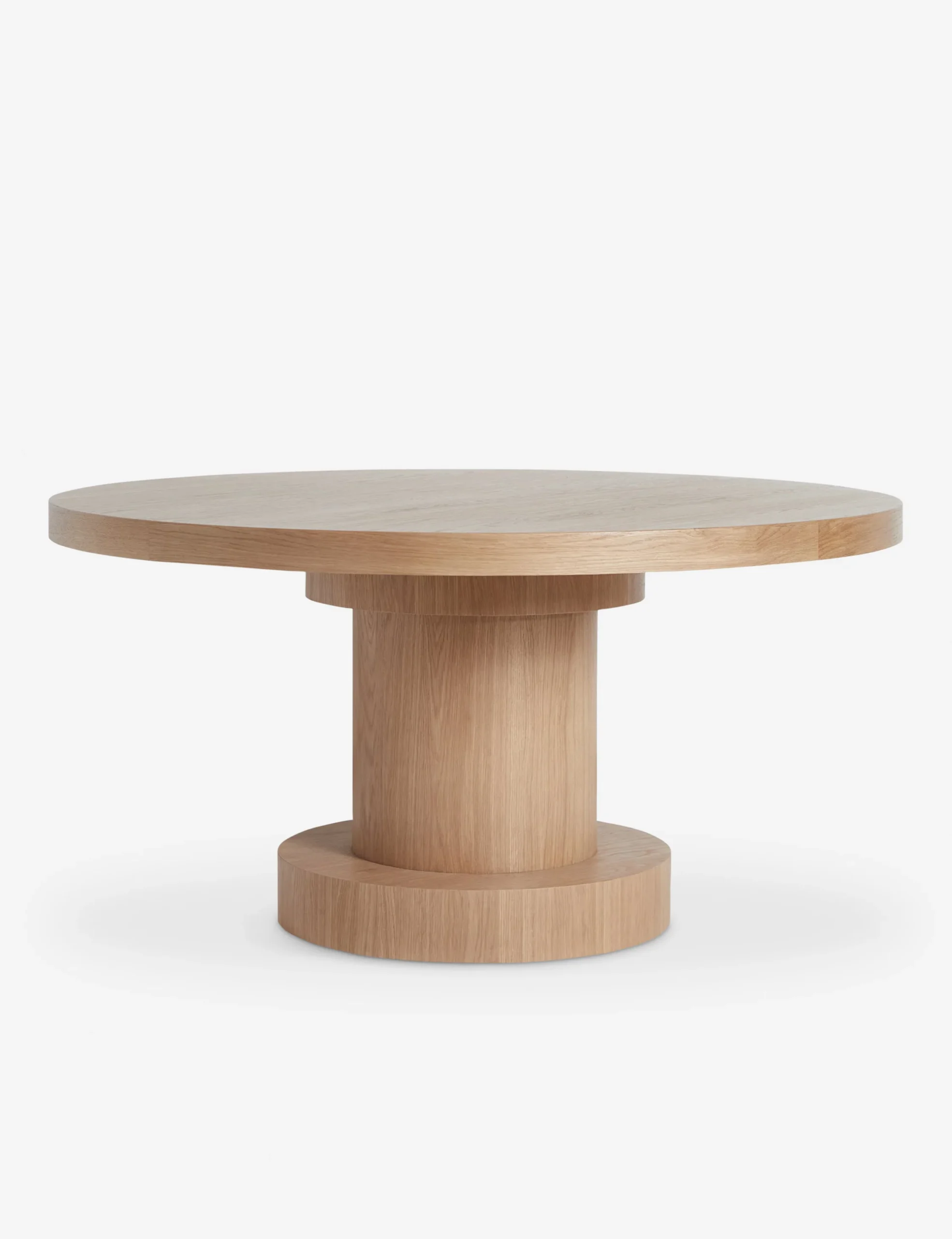 Elara dining set in solid teak wood with natural finish