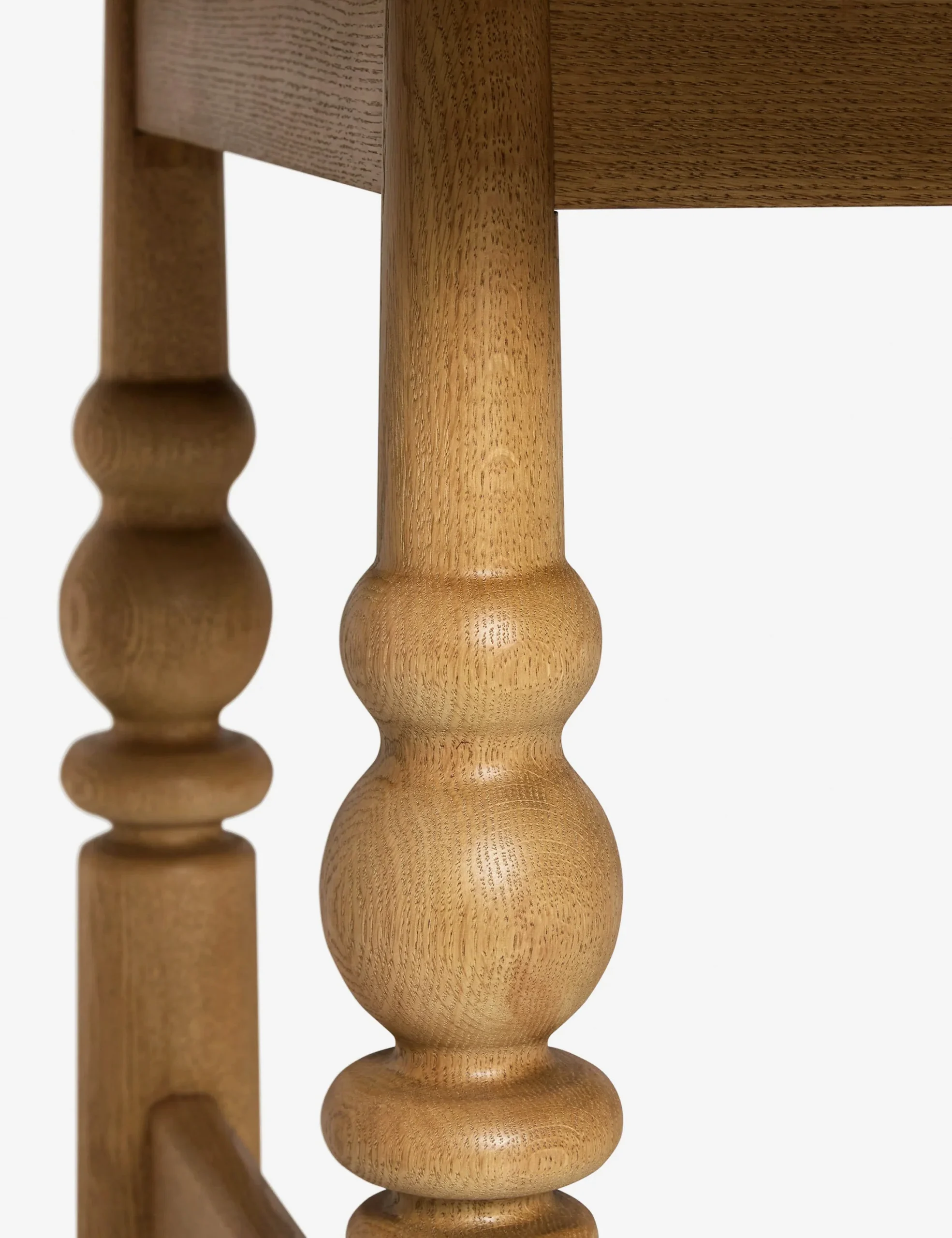 Vano dining set in teak wood with natural finish