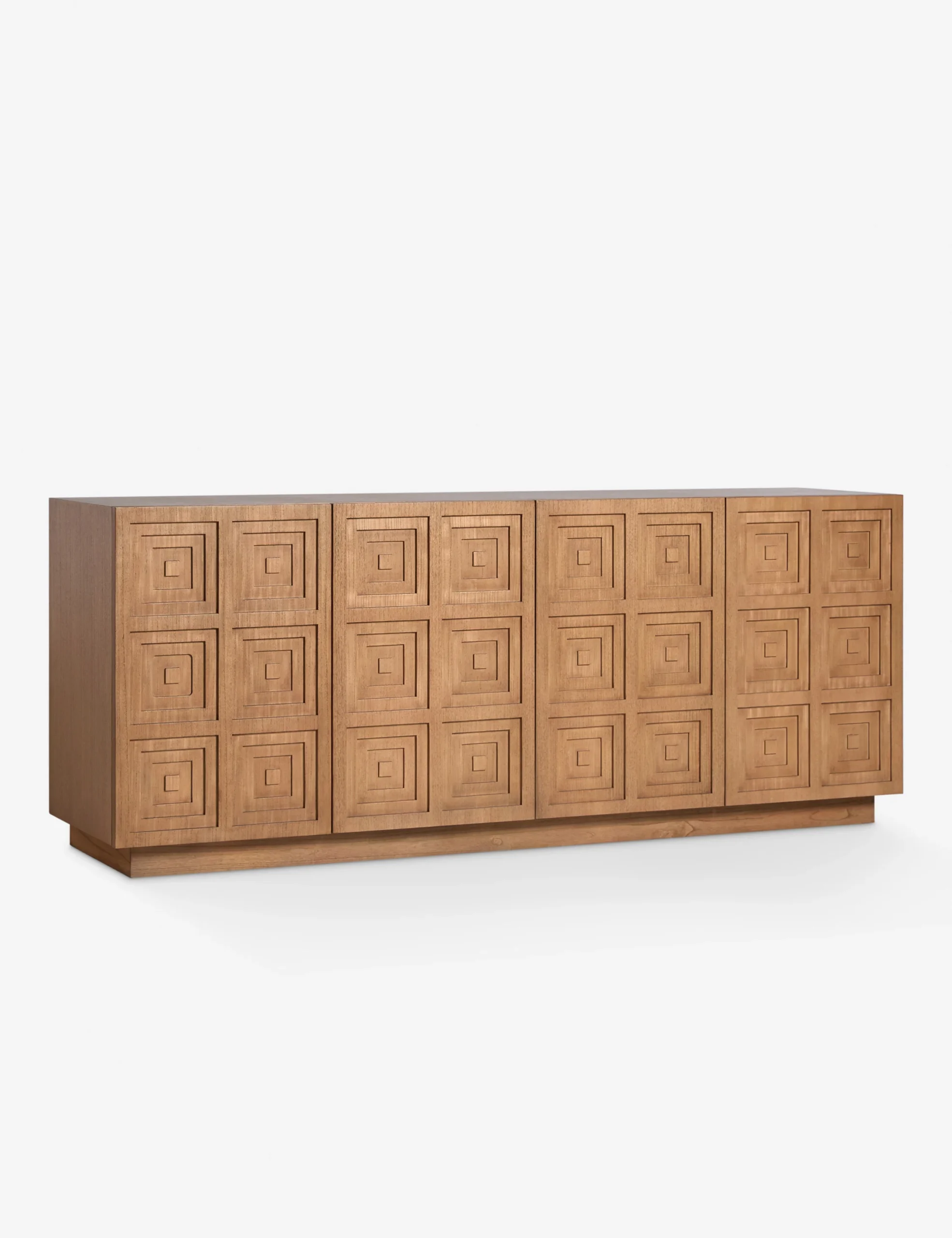 Liora TV Unit in natural teak wood finish Liora TV Unit in natural teak wood finish