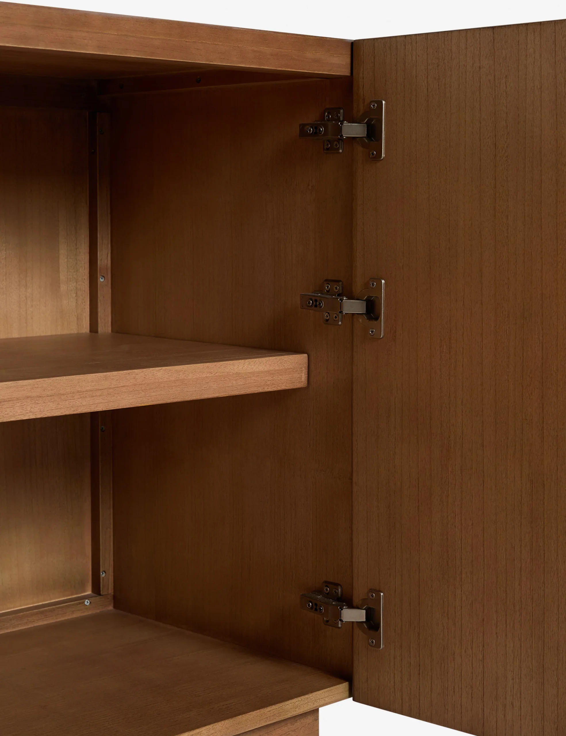 Liora TV Unit in natural teak wood finish Liora TV Unit in natural teak wood finish