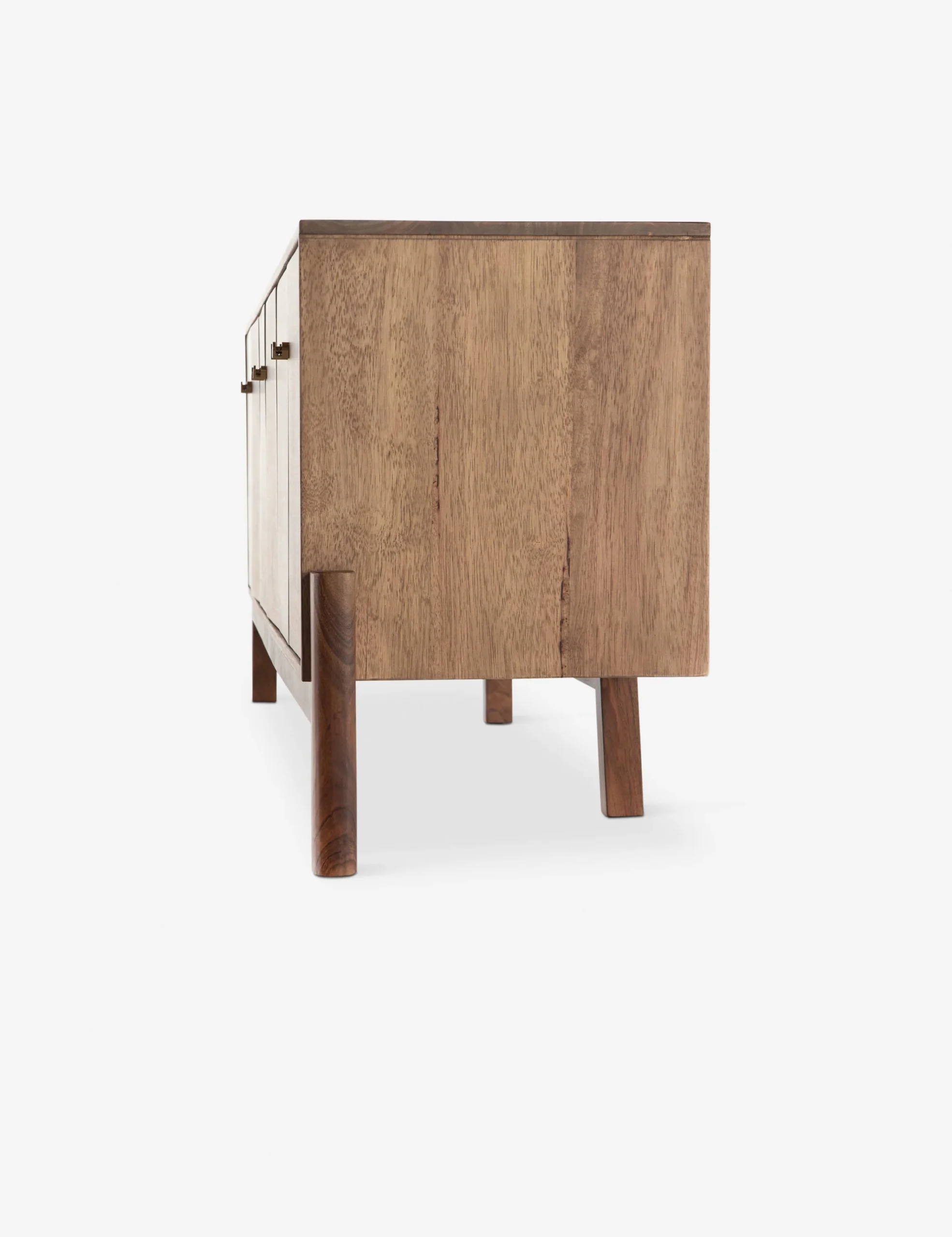 Elan TV Unit in natural teak wood finish