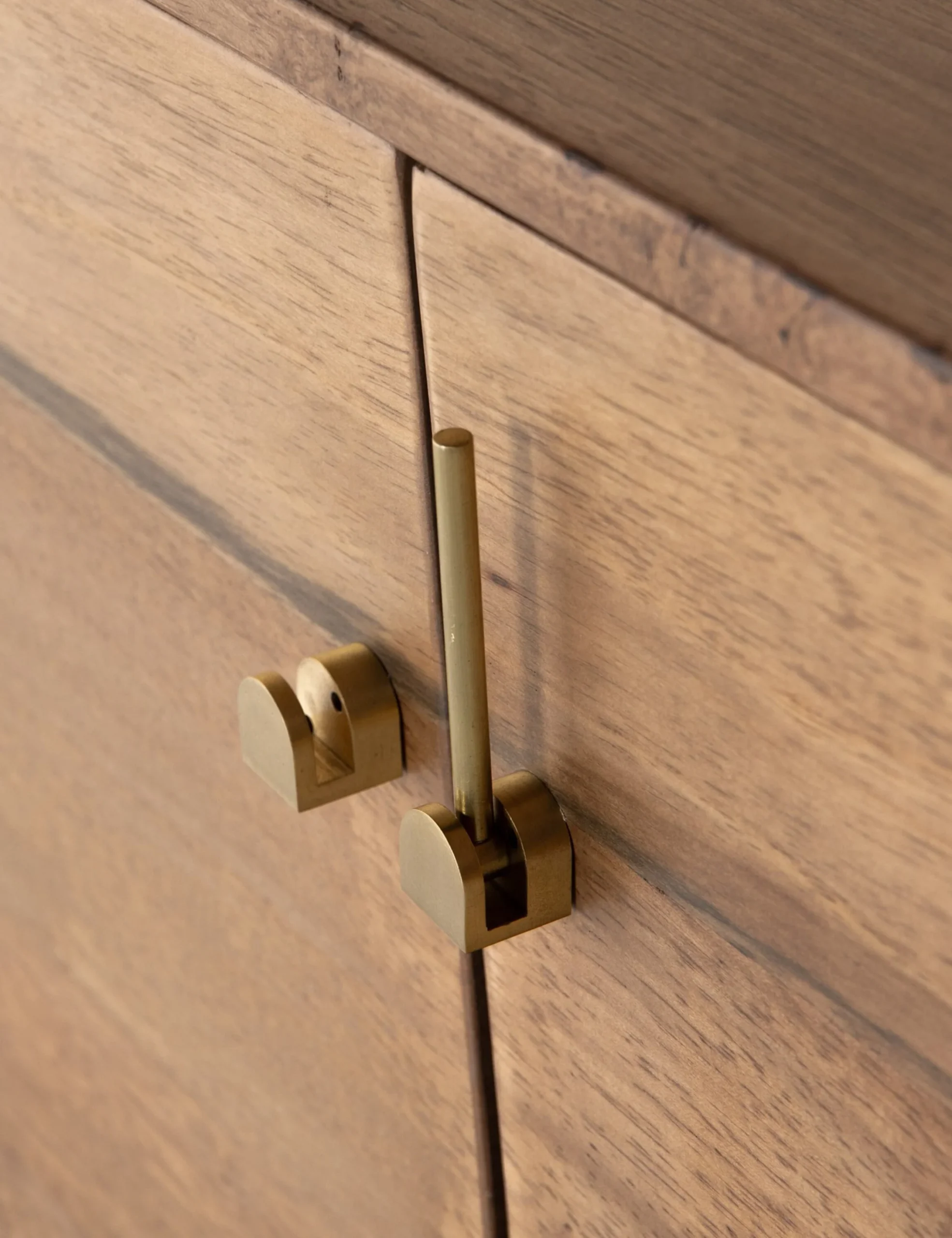 Elan TV Unit in natural teak wood finish
