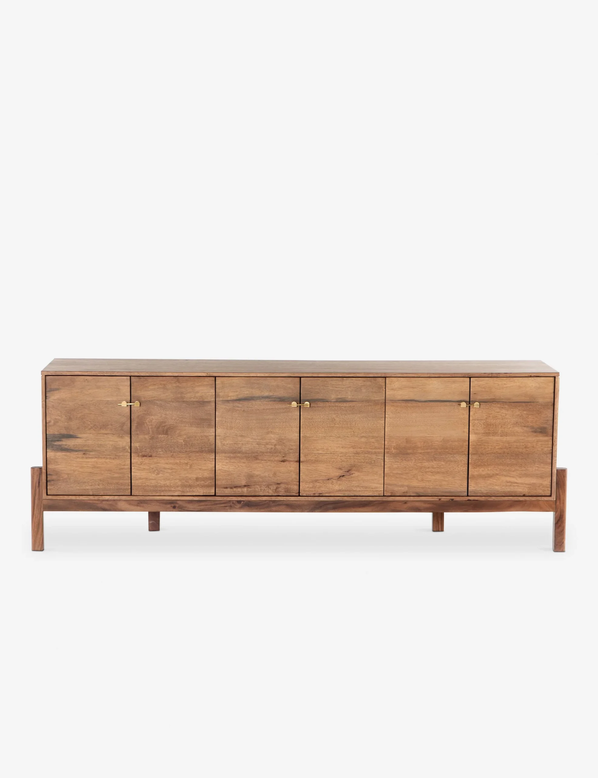 Elan TV Unit in natural teak wood finish