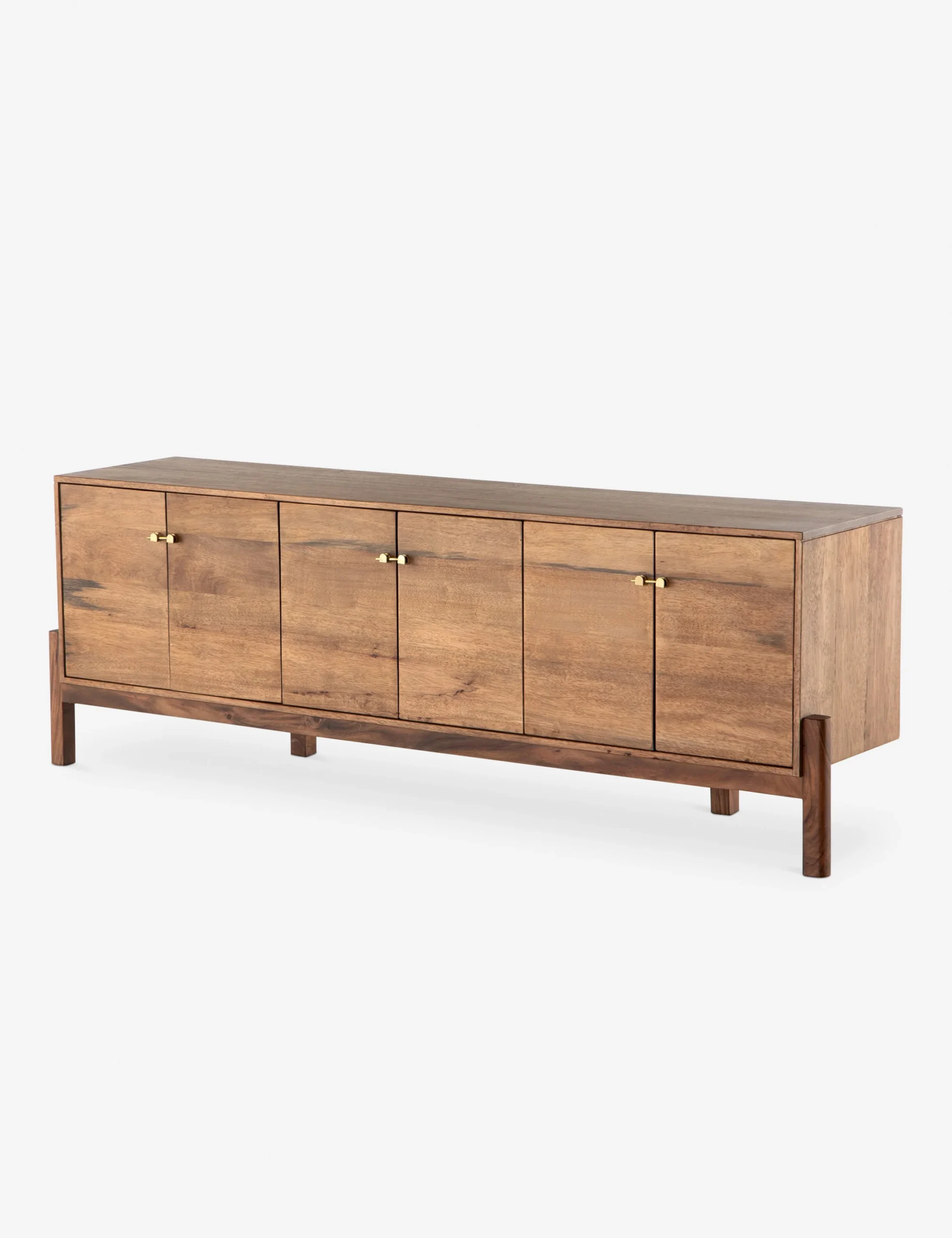 Elan TV Unit in natural teak wood finish