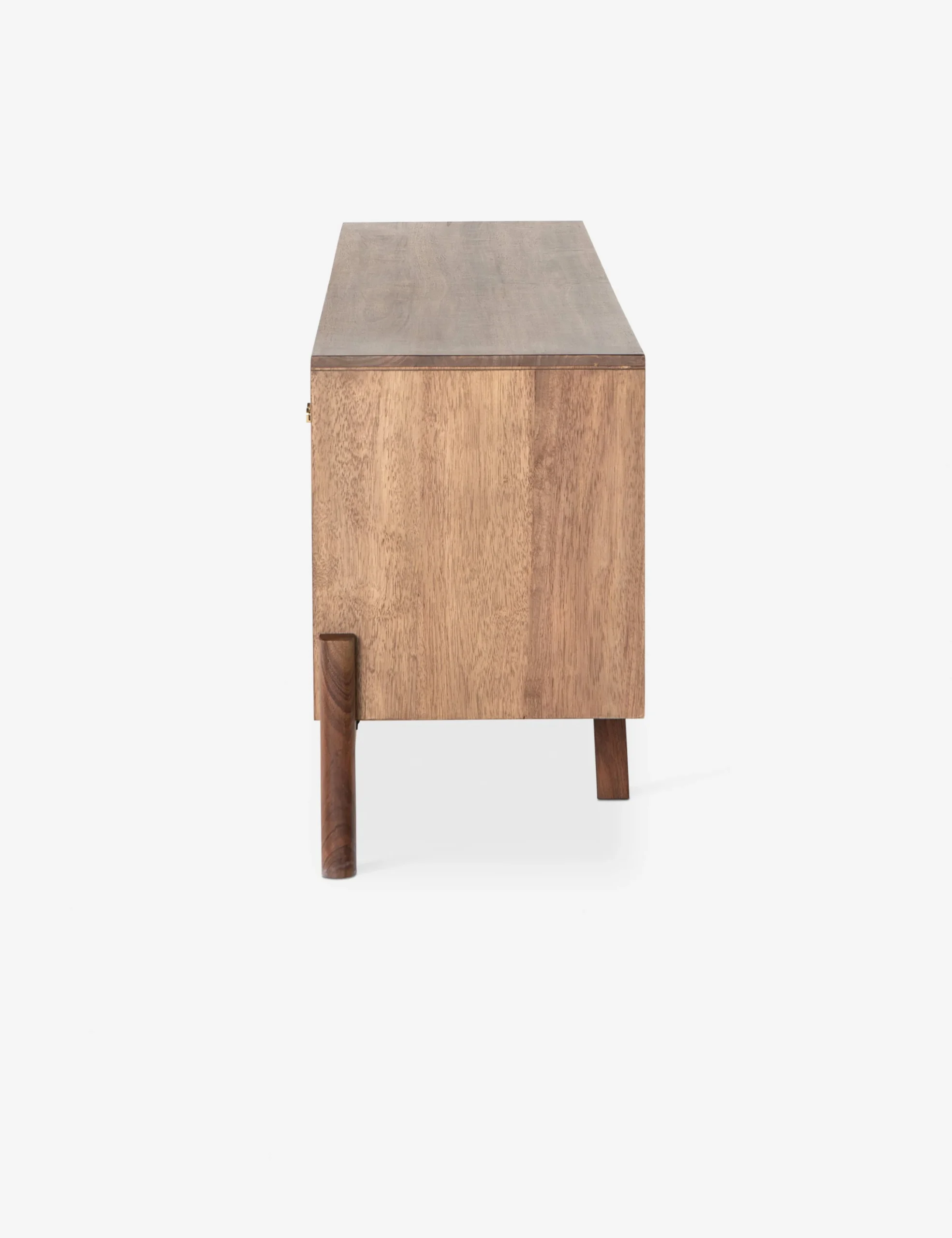 Elan TV Unit in natural teak wood finish