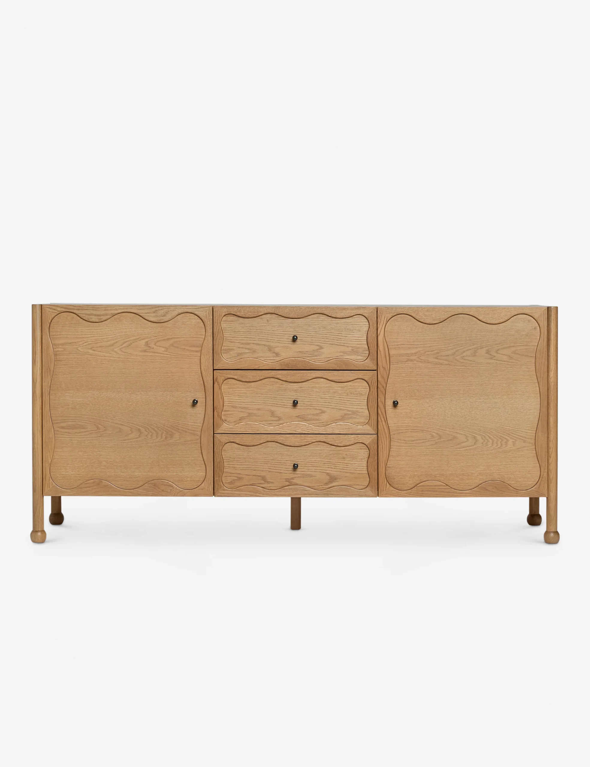 Elan TV Unit in natural teak wood finish Elan TV Unit in natural teak wood finish