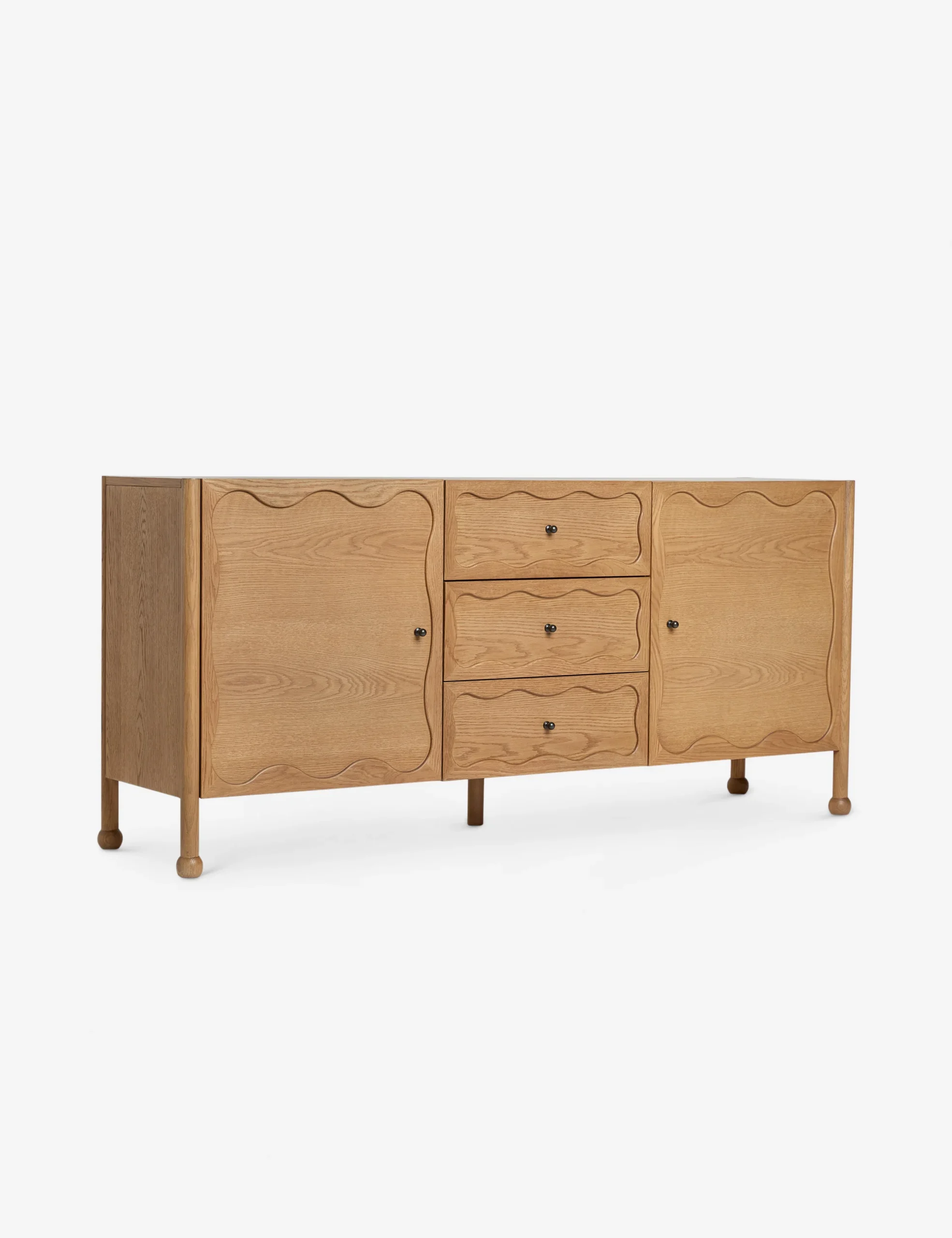 Elan TV Unit in natural teak wood finish Elan TV Unit in natural teak wood finish
