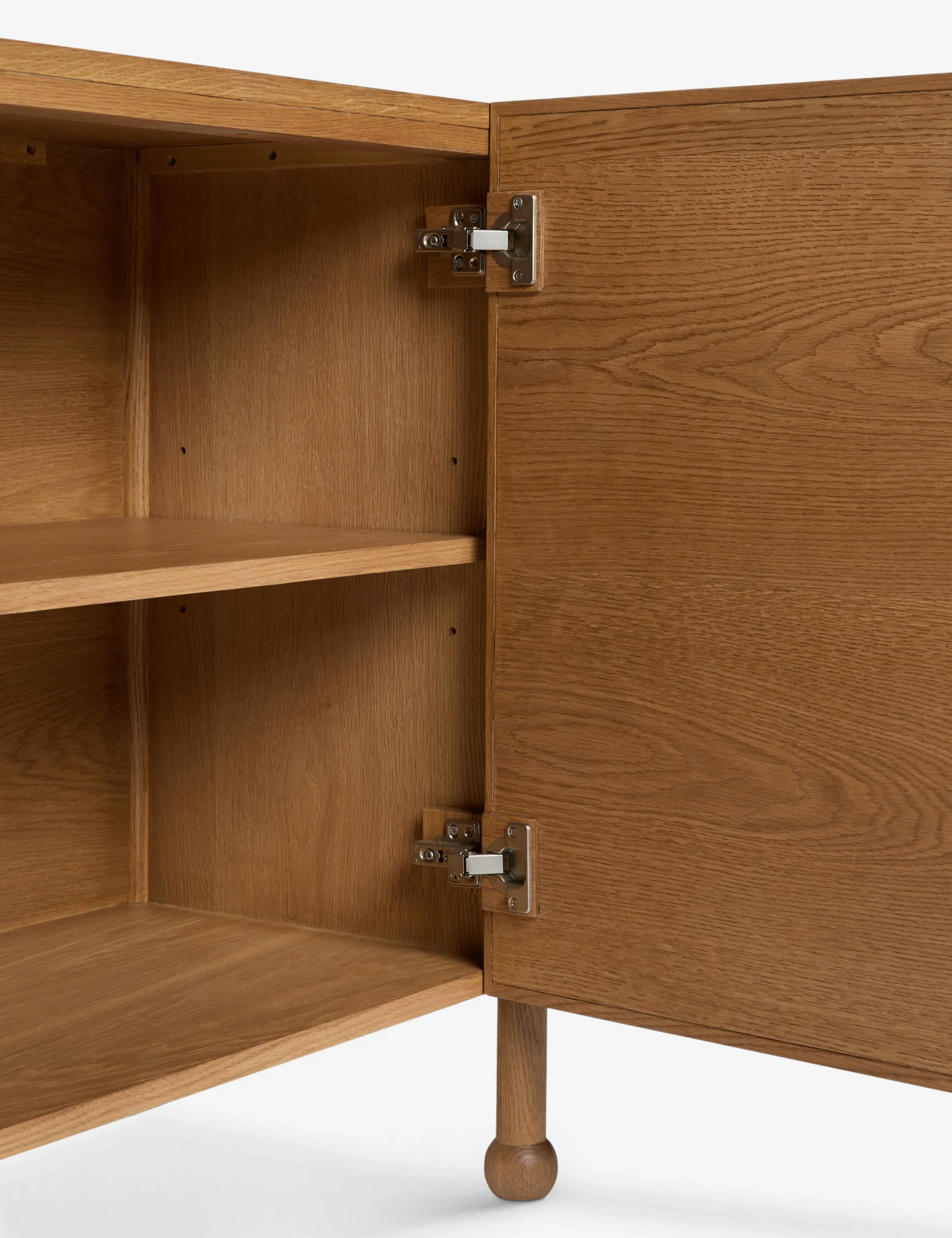Elan TV Unit in natural teak wood finish Elan TV Unit in natural teak wood finish