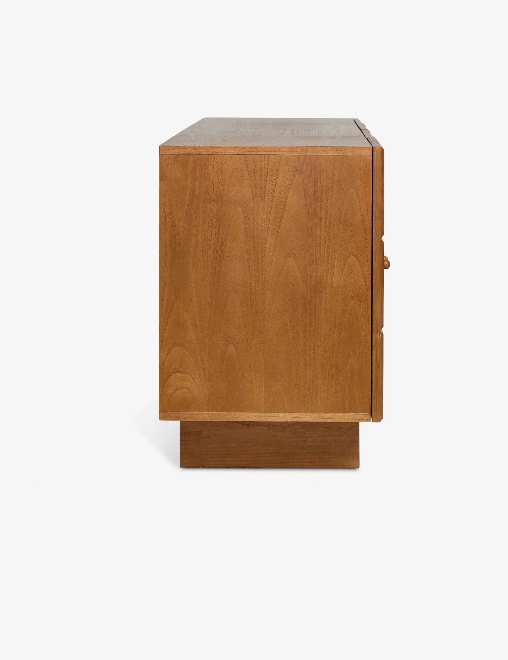 Viora Console in natural teak wood finish