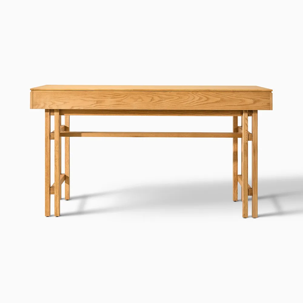 Oakley Study Table in natural teak wood finish Oakley Study Table in natural teak wood finish