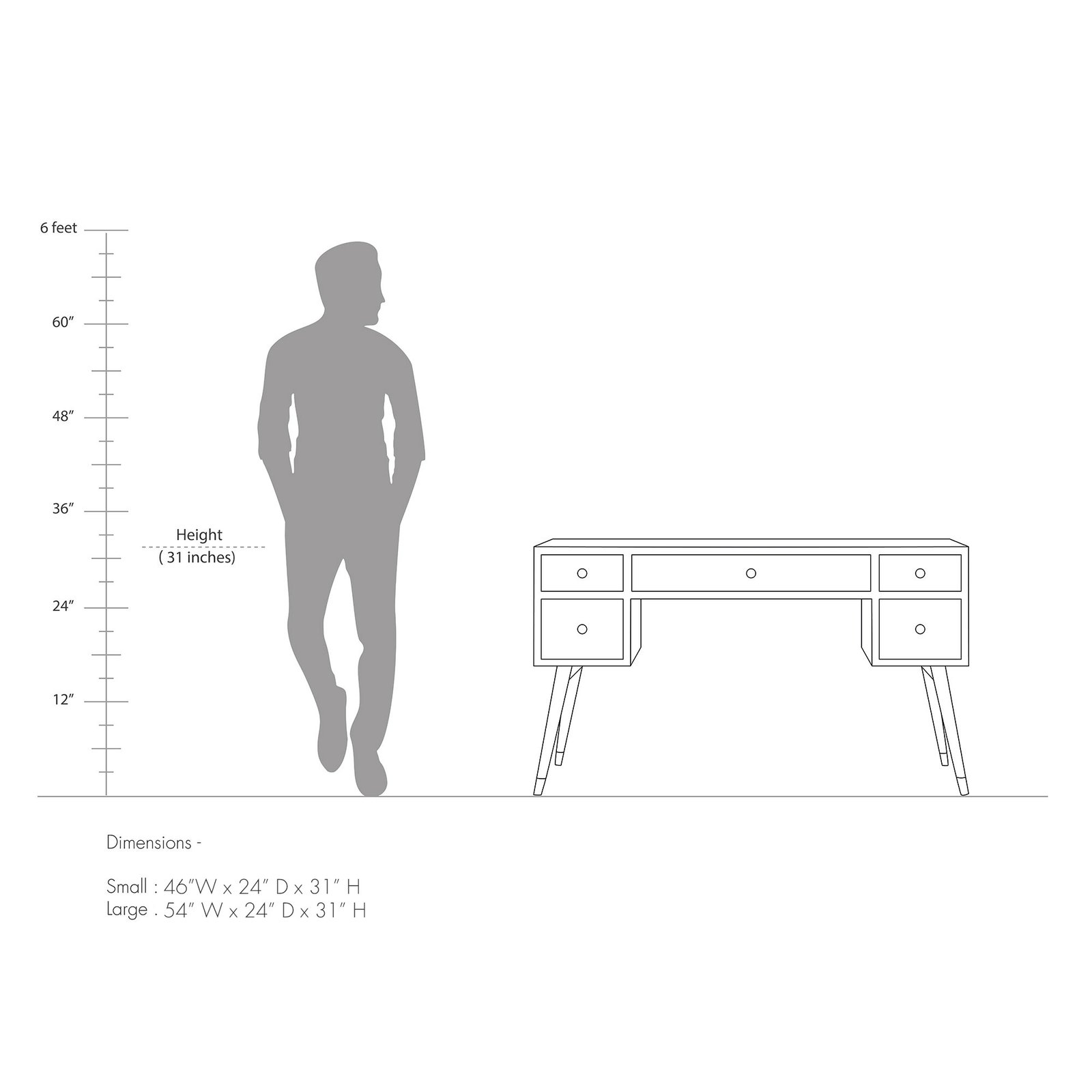 Grove Study Table in natural teak wood finish Grove Study Table in natural teak wood finish