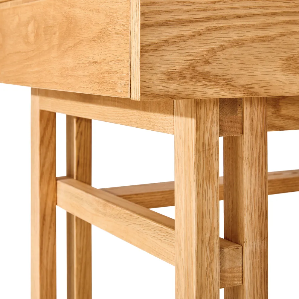 Oakley Study Table in natural teak wood finish Oakley Study Table in natural teak wood finish