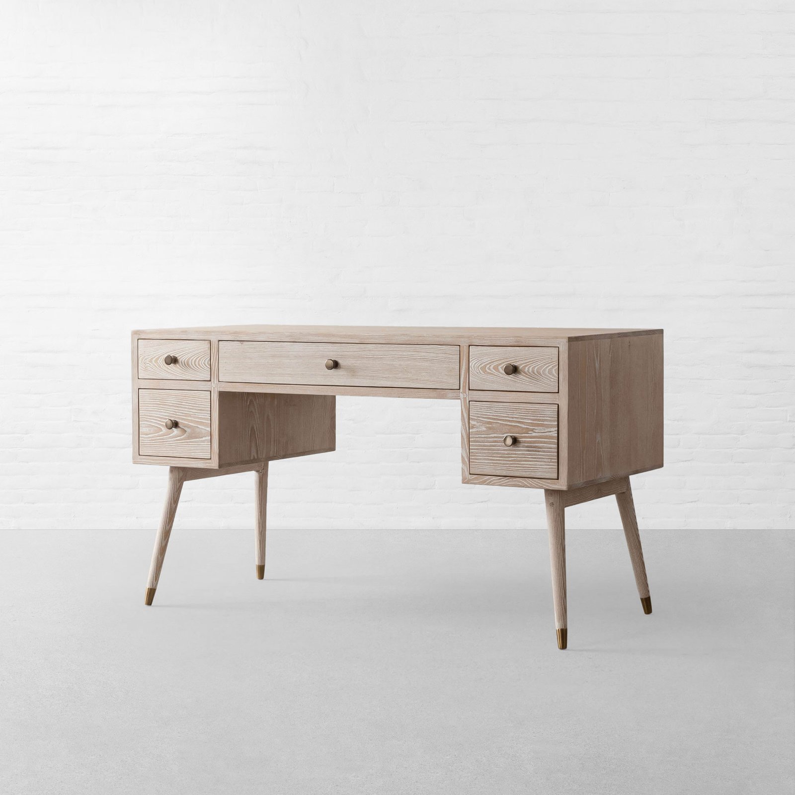 Grove Study Table in natural teak wood finish Grove Study Table in natural teak wood finish