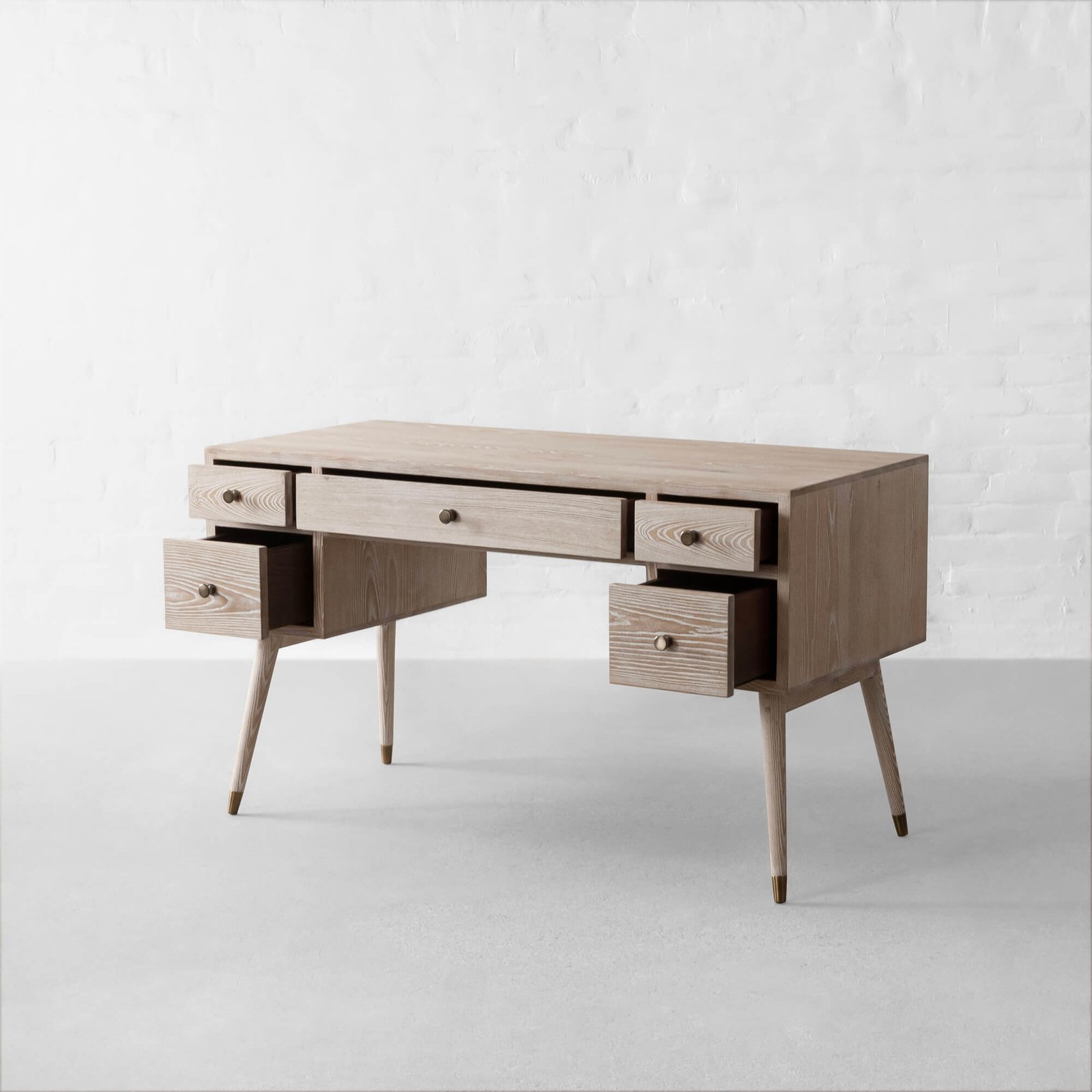 Grove Study Table in natural teak wood finish Grove Study Table in natural teak wood finish
